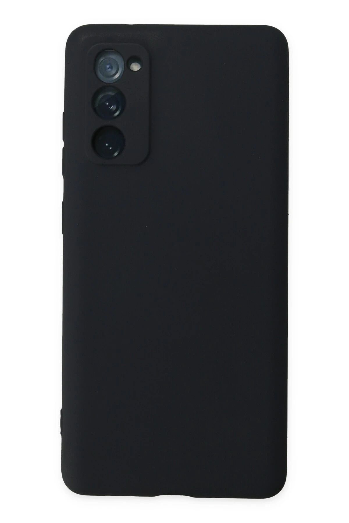 NewFace Samsung Galaxy S20 FE Kılıf Nano içi Kadife Silikon - Lacivert YNSMR