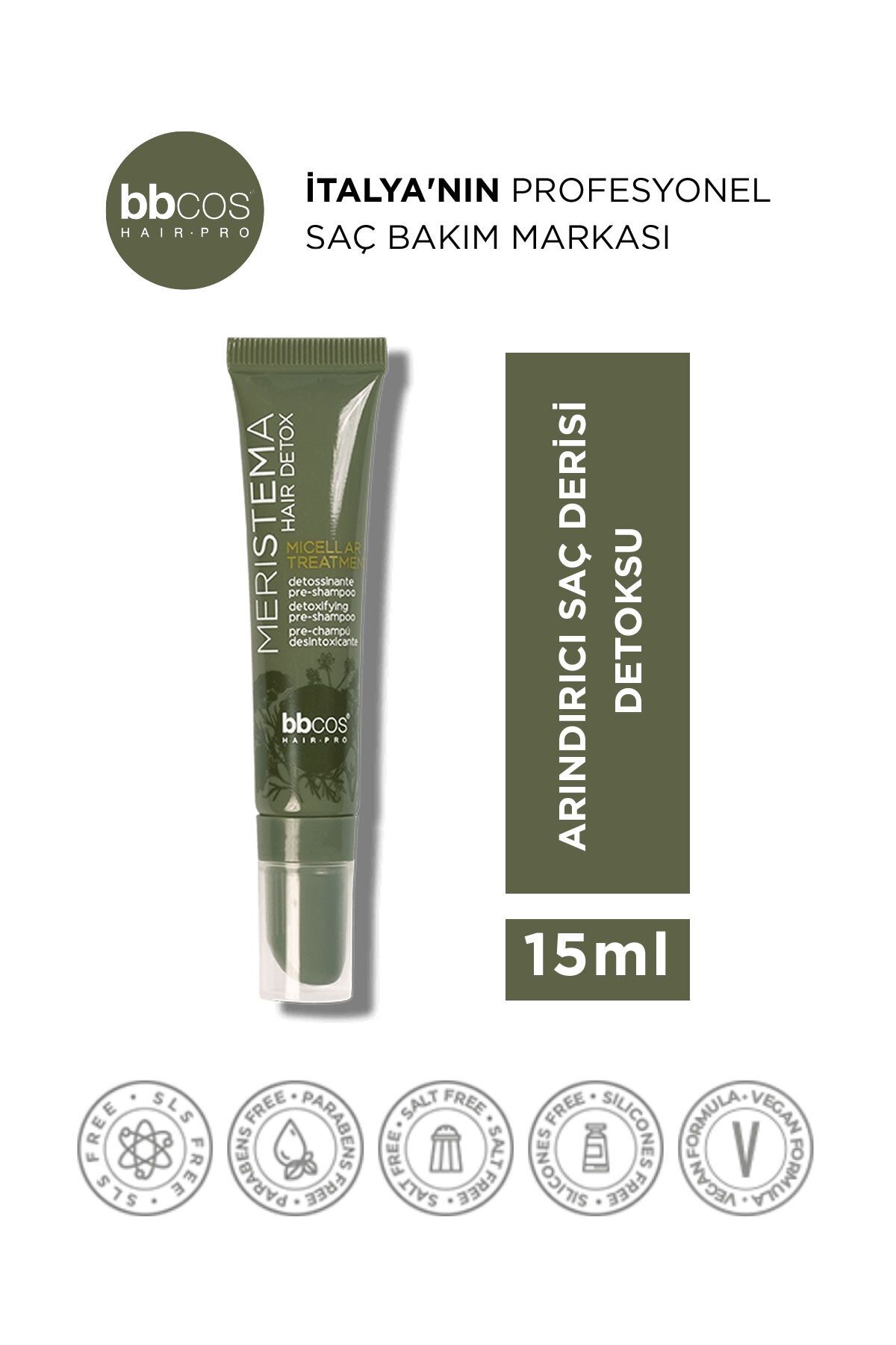 bbcos Maristema Micellar Treatment, Bitki Kök Hücreli Arındırıcı Saç Derisi Misel Bakımı Tek Roll-on