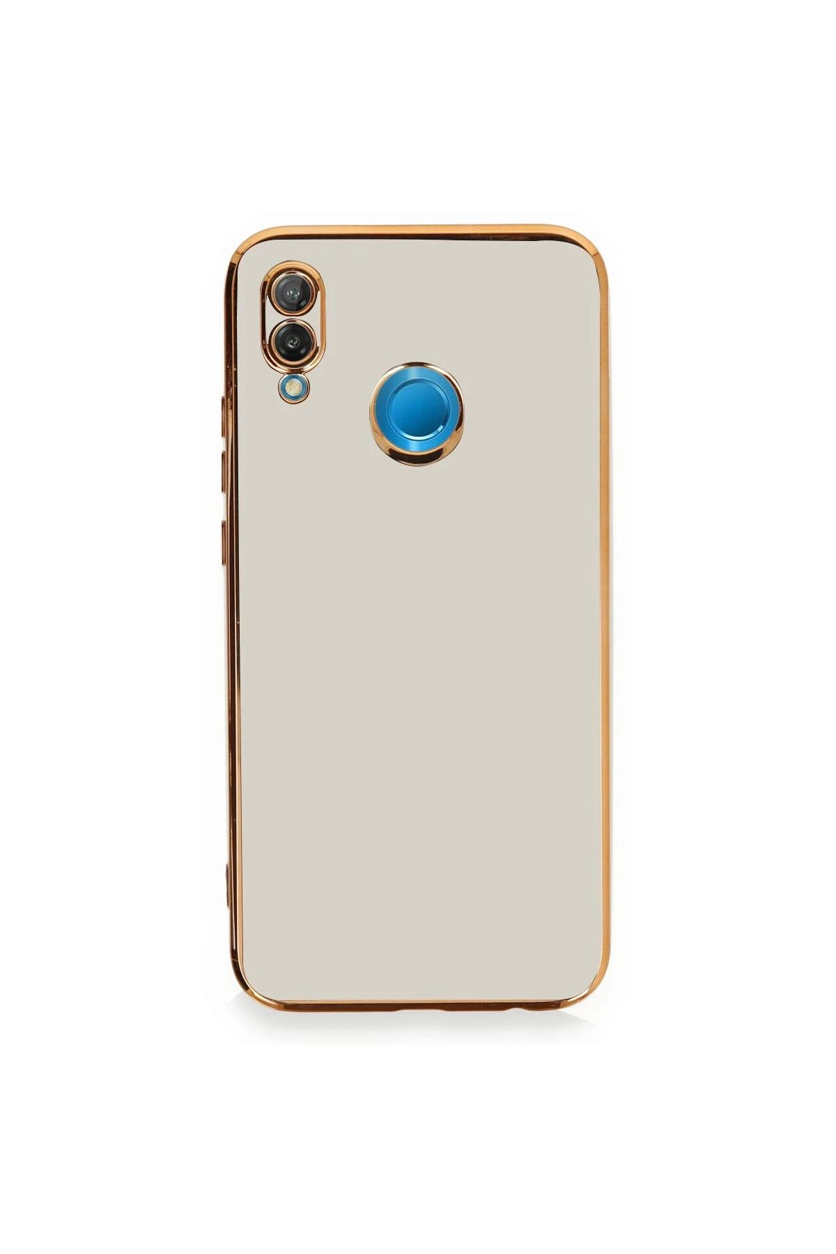 NewFace Huawei P20 Lite Kılıf Volet Silikon - Beyaz DRSTR