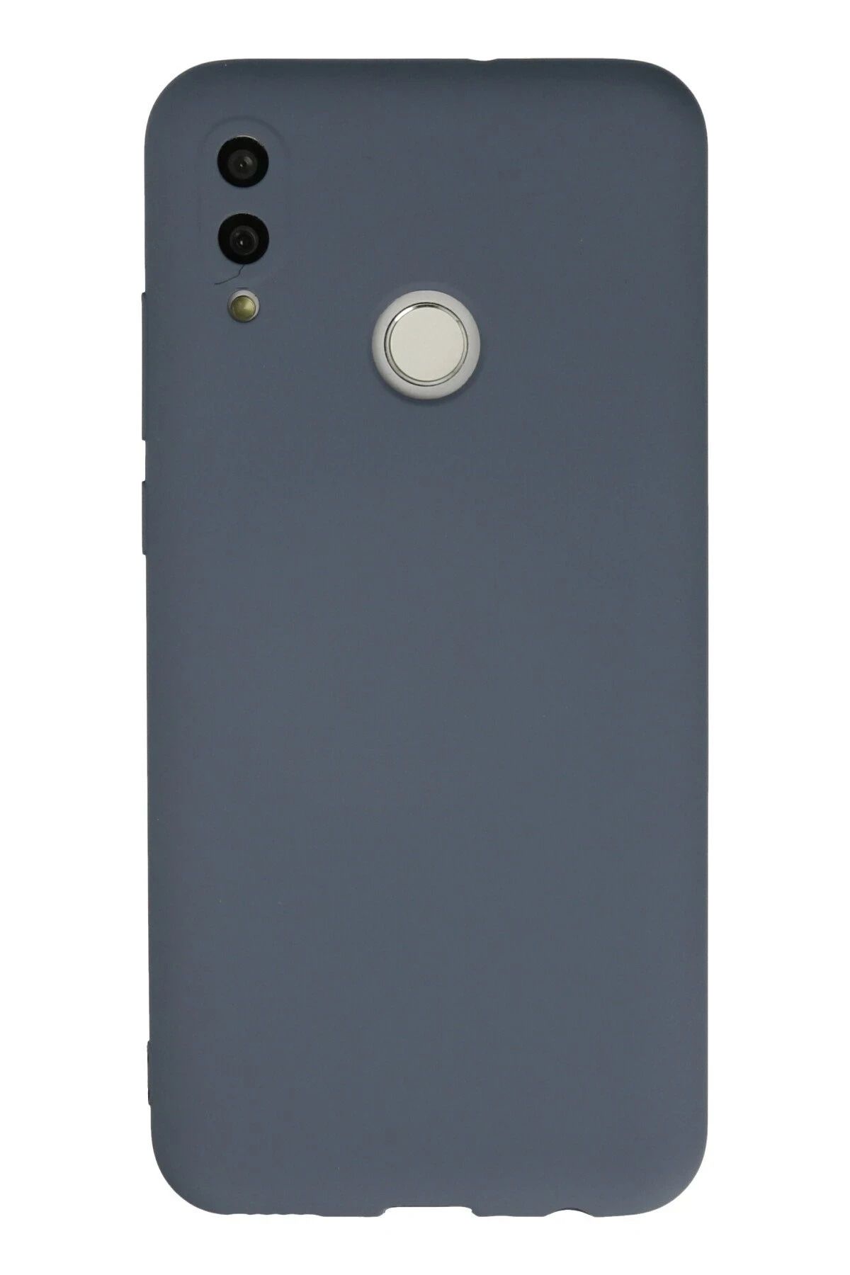 NewFace Huawei P Smart 2019 Kılıf Nano içi Kadife Silikon - Gri YNSMR
