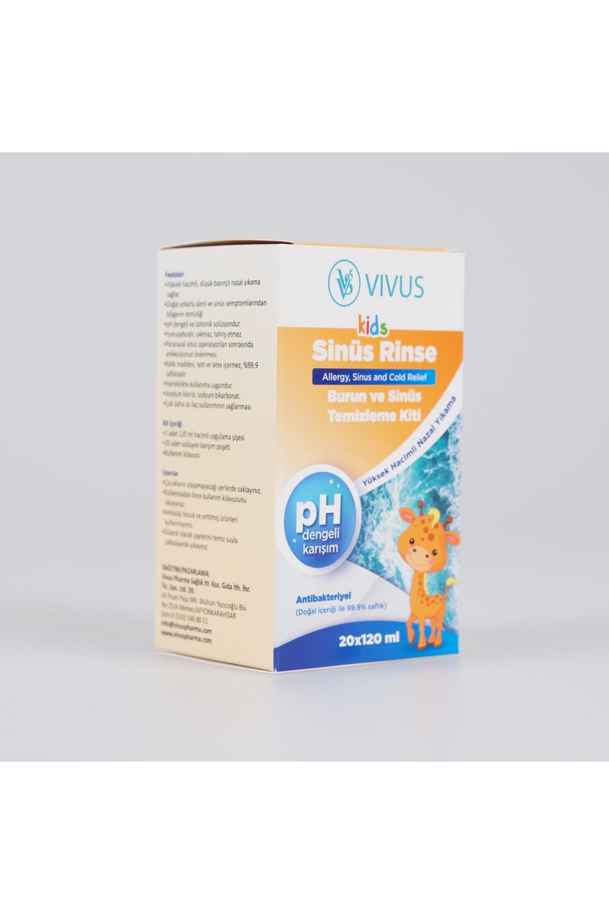 Abfen Farma Sınus Rınse Kıt Kıds Poset 20'Li (Vıvus) Efs