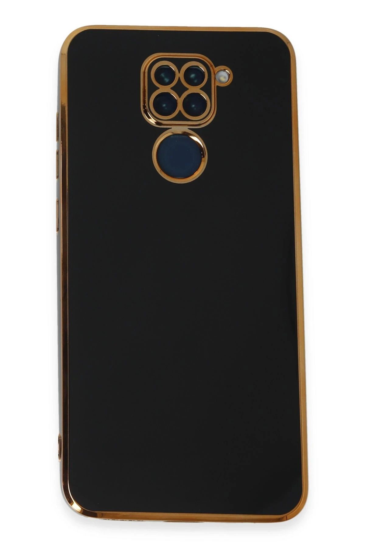 NewFace Xiaomi Redmi Note 9 Kılıf Volet Silikon - Siyah YNSMR
