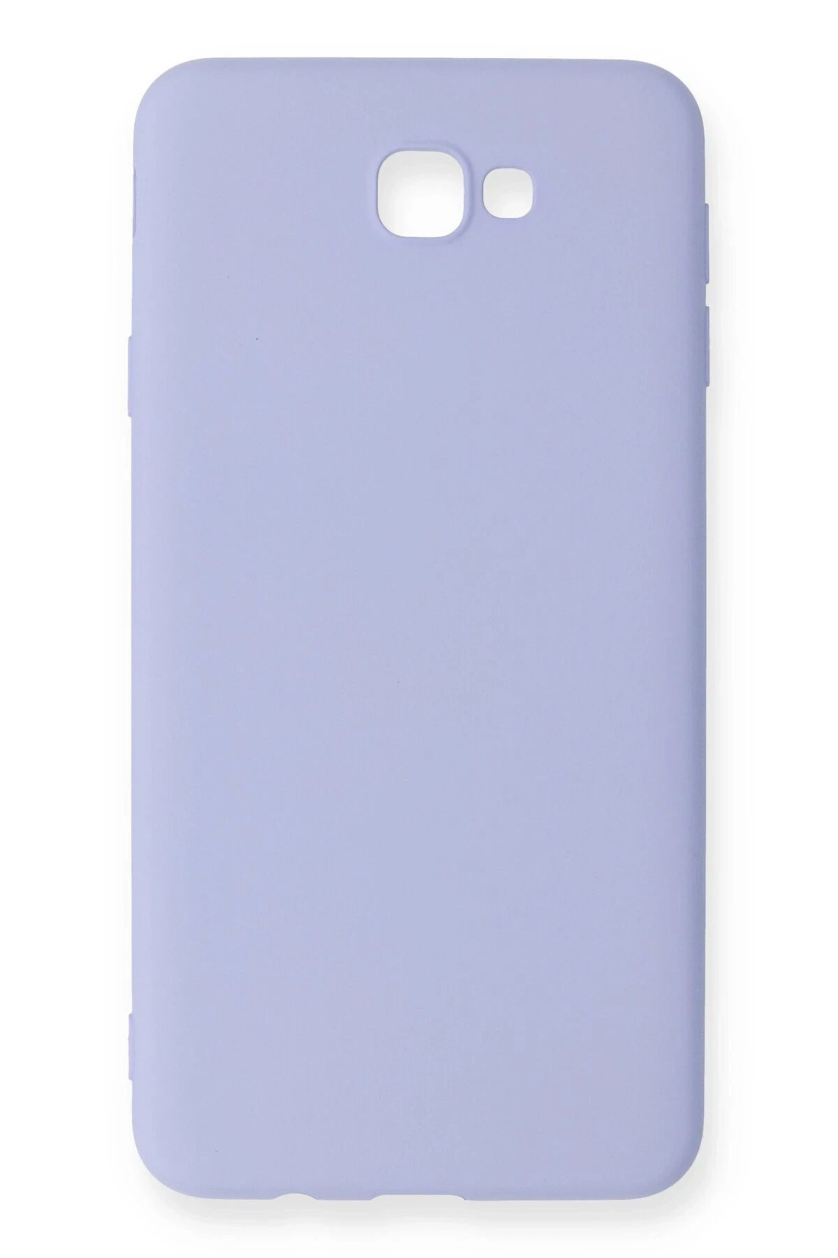 NewFace Samsung Galaxy J7 Prime Kılıf Nano içi Kadife Silikon - Lila YNSMR