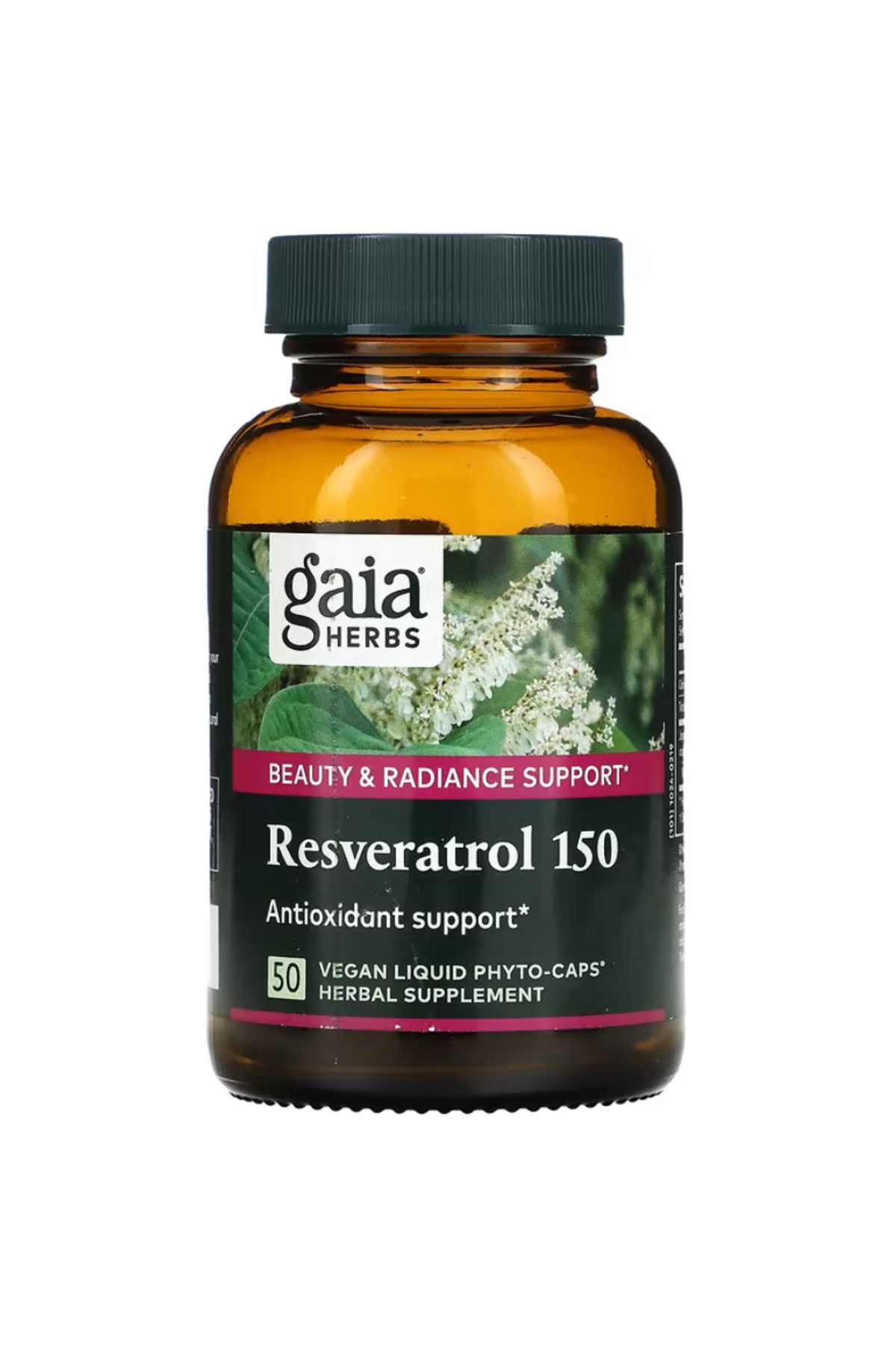 GAIA HERBS , Resveratrol 150, 50 Vegan Liquid Phyto-Caps