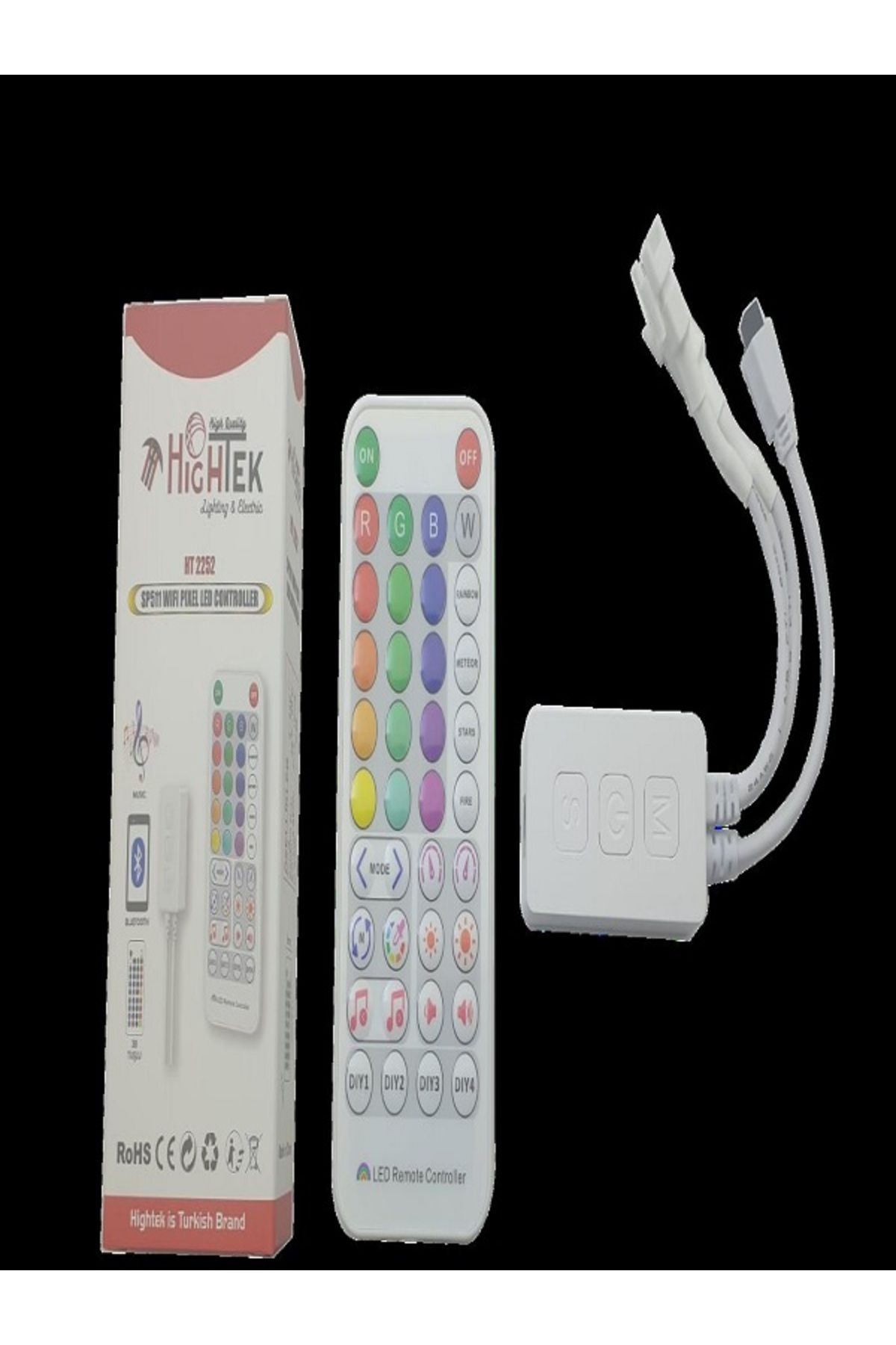 Muhtelif PİXEL LED KONTROL DEVRESİ BLUETOOTH - KUMANDA SP511 HİGHTEK HT 2252