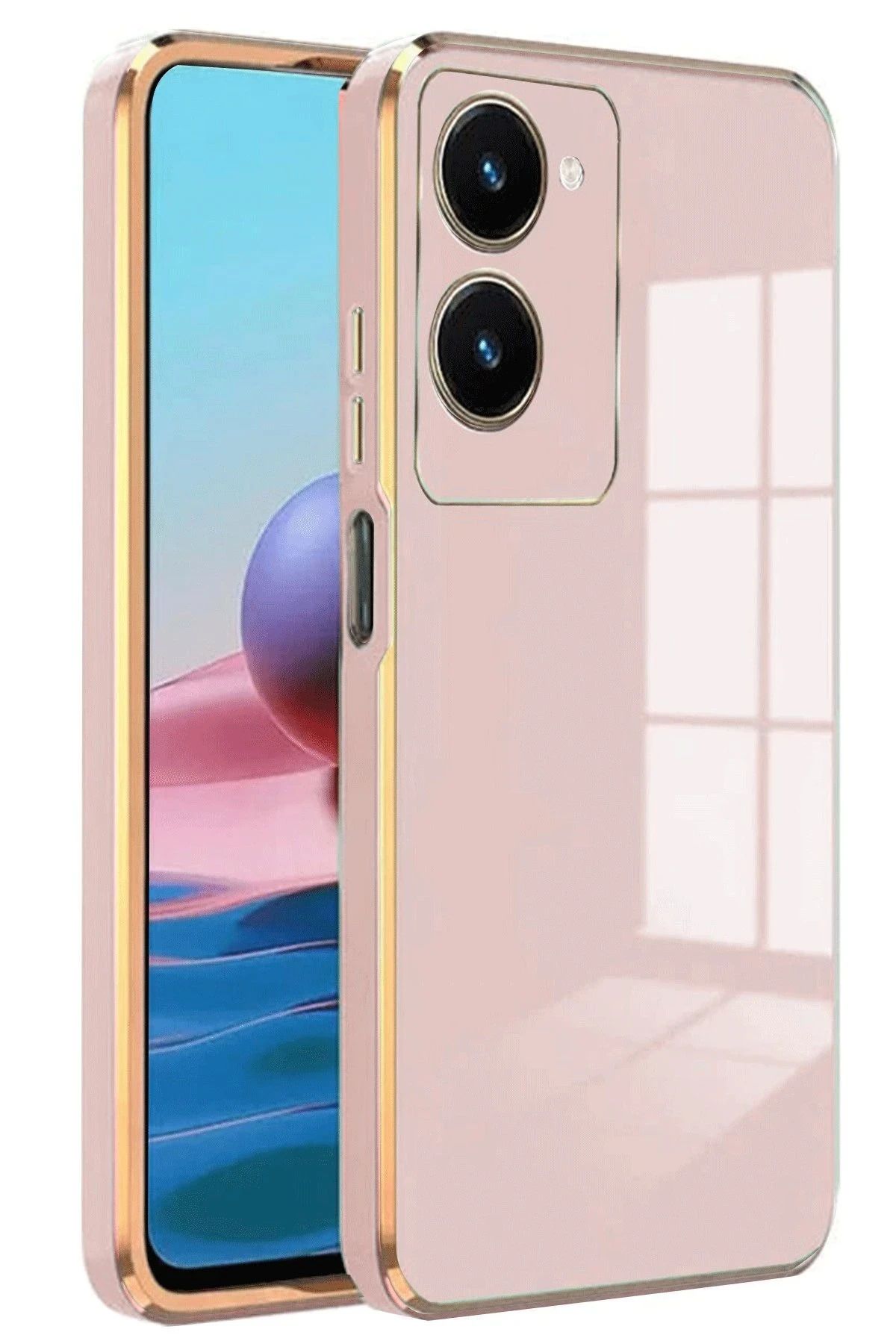 NewFace Vivo Y18 Kılıf Volet Silikon - Pembe YNSMR