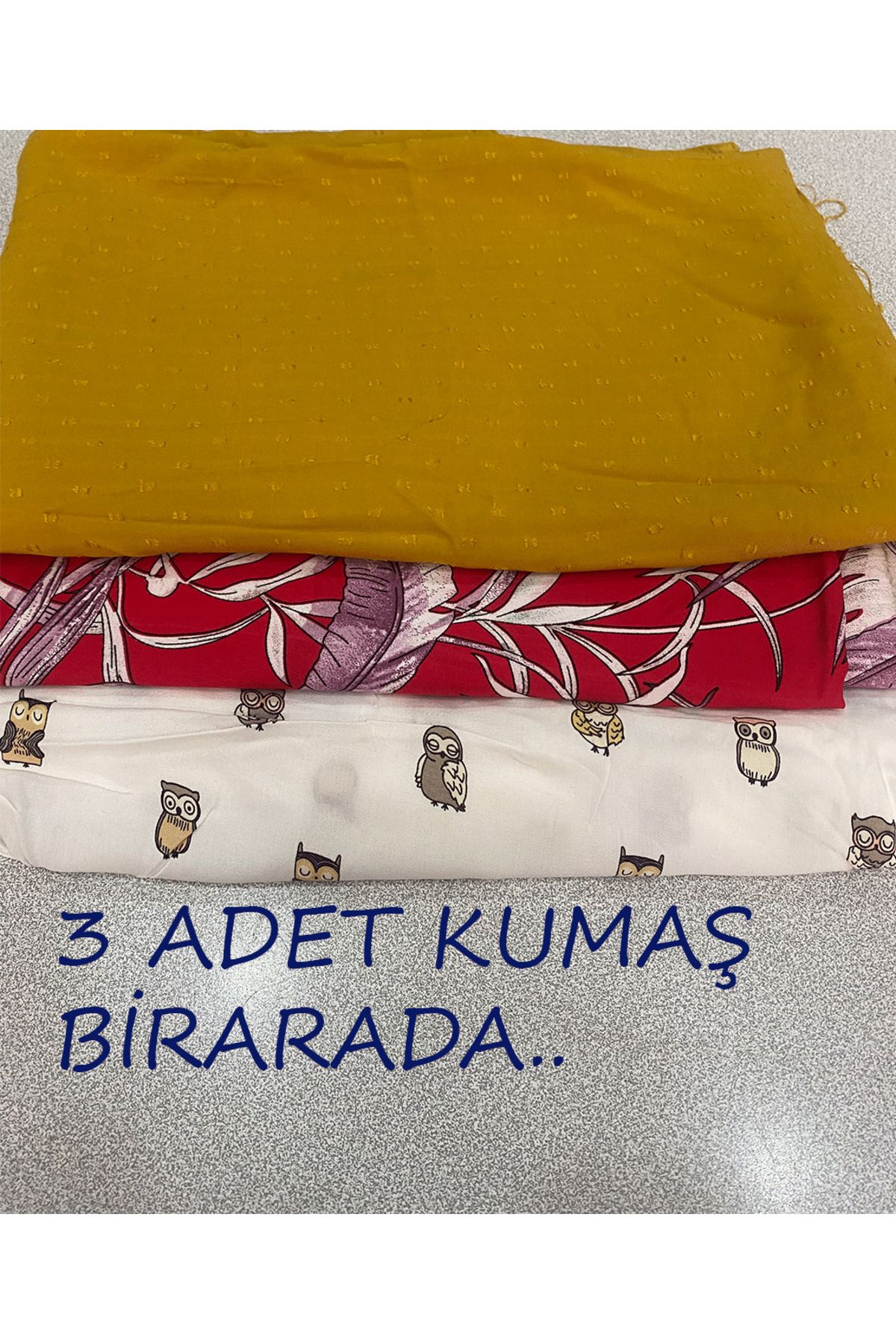 turkanlarhome VİSKON PARÇA KUMAŞLAR 1 METRE (3 RENK BİRARADA SATIŞTA)