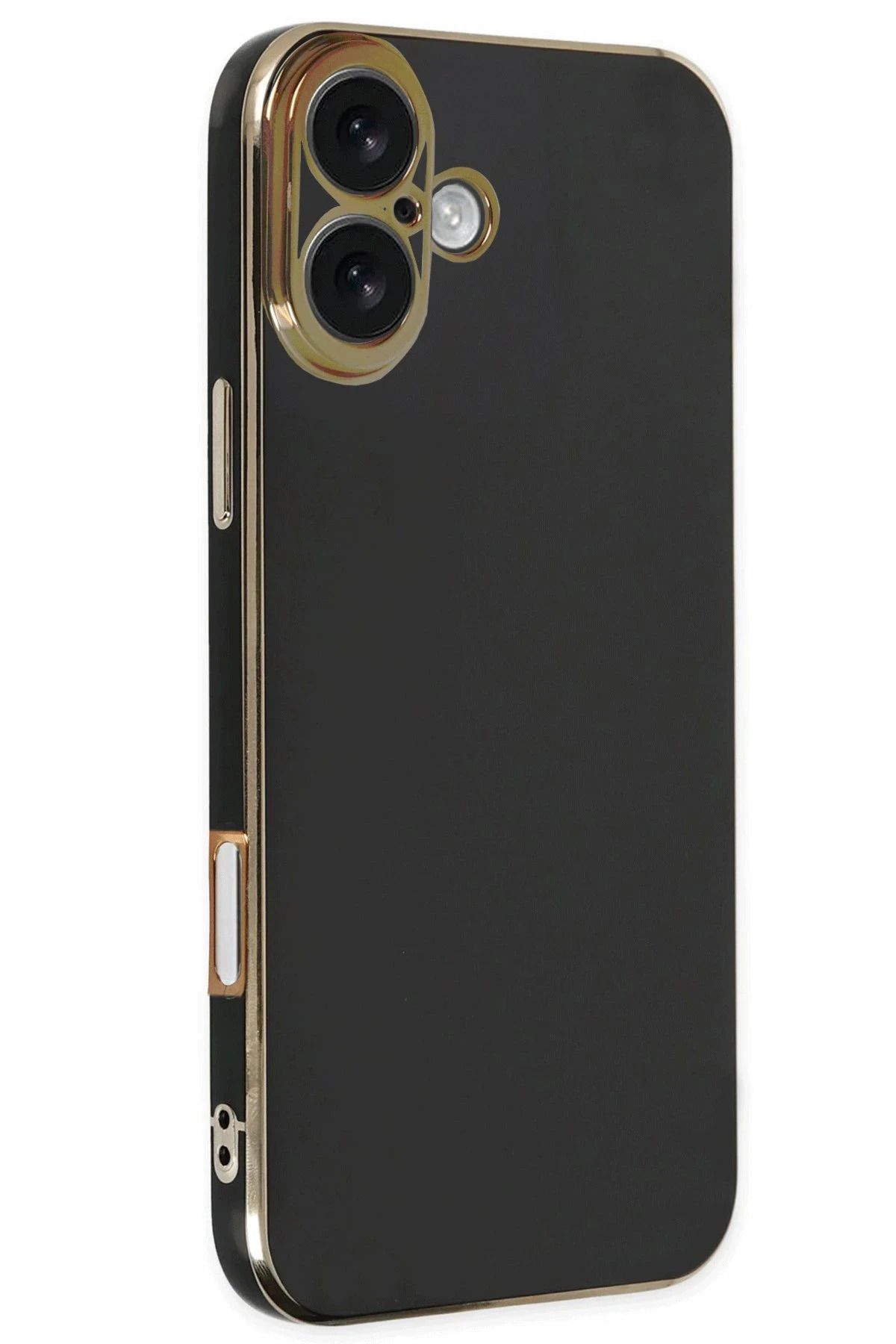 NewFace iPhone 16 Kılıf Volet Silikon - Siyah YNSMR