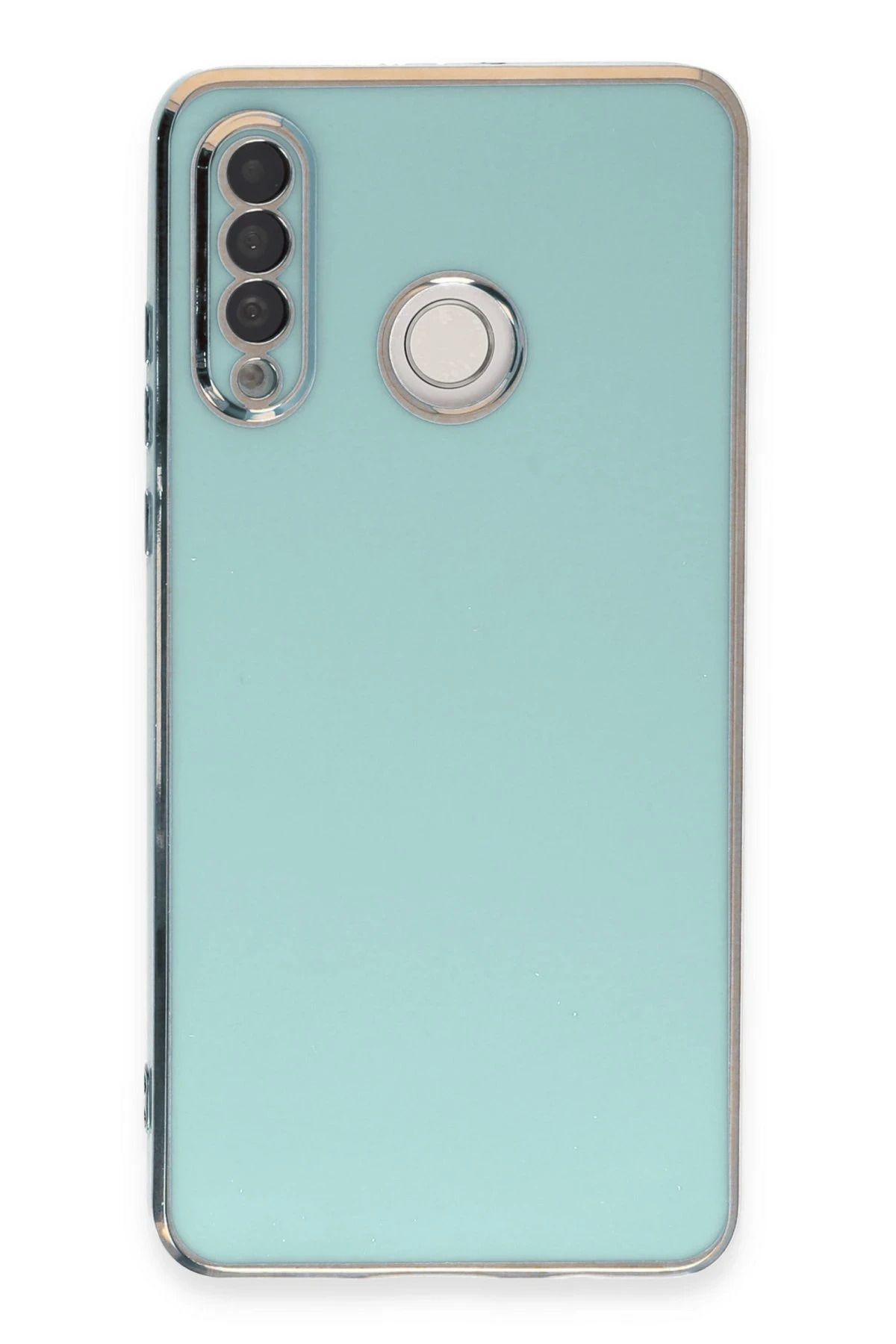 NewFace Huawei P30 Lite Kılıf Volet Silikon - Açık Yeşil YNSMR
