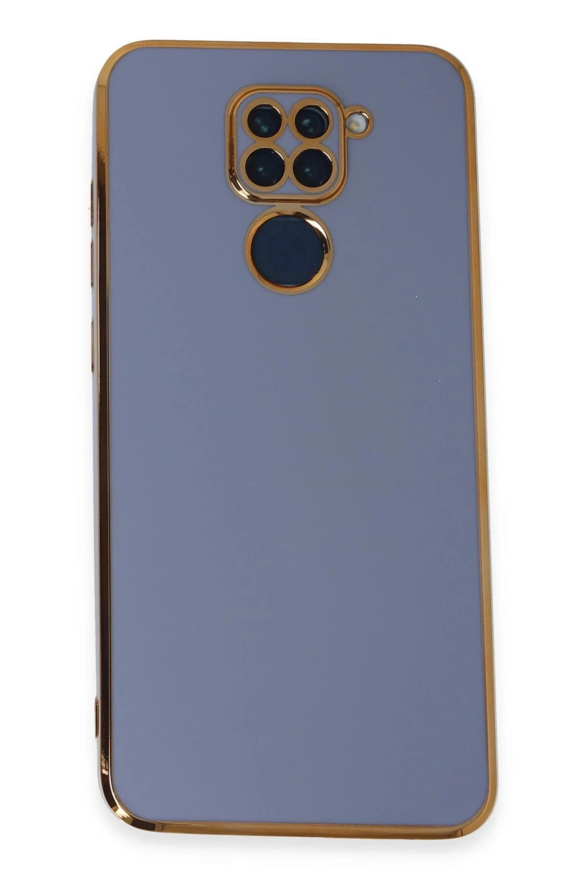 NewFace Xiaomi Redmi Note 9 Kılıf Volet Silikon - Mavi YNSMR