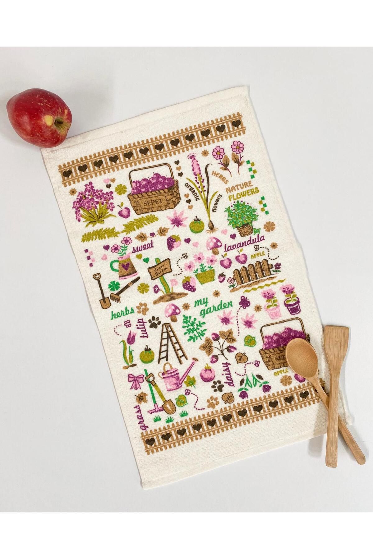 HB TEKSTİL 100% PAMUK 6 LI SET MUTFAK HAVLUSU 30 x 50 YUMUŞAK DOKULU HIZLI KURULANMA ( 6 ADET )