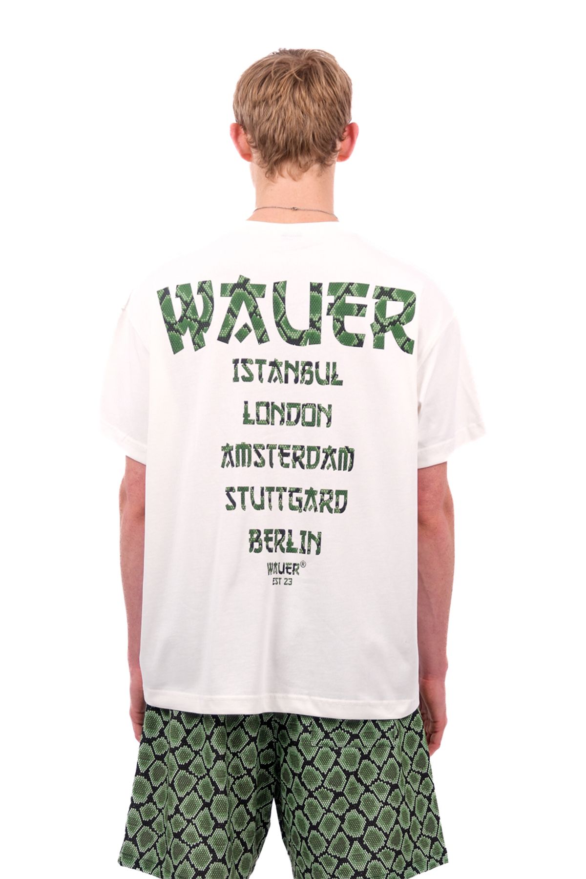 WAUER Oversize Erkek Tişört