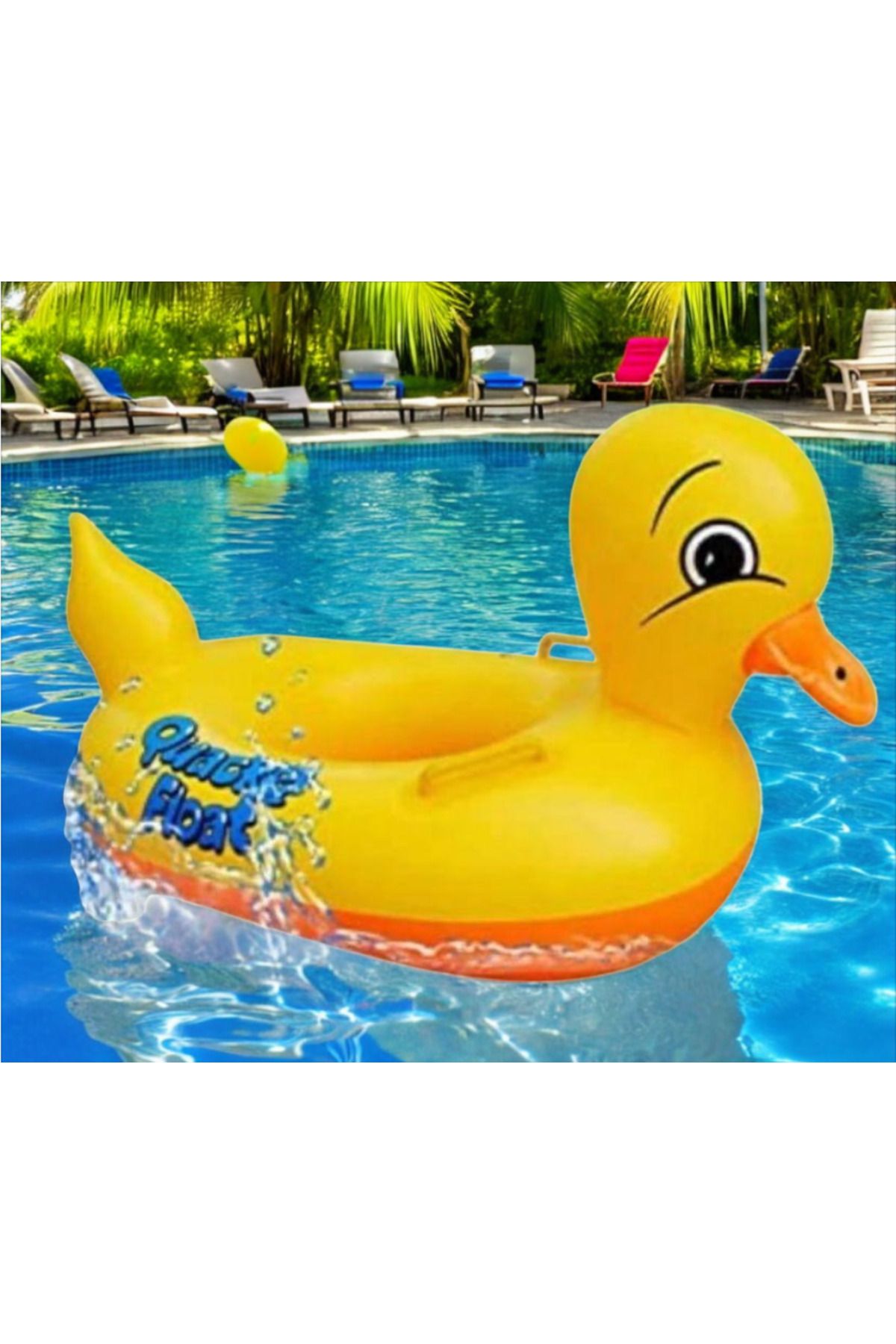 SerenityHaven Duck Sevimli Ördek 0-5 Yaş Bebek Çocuk Deniz Simidi
