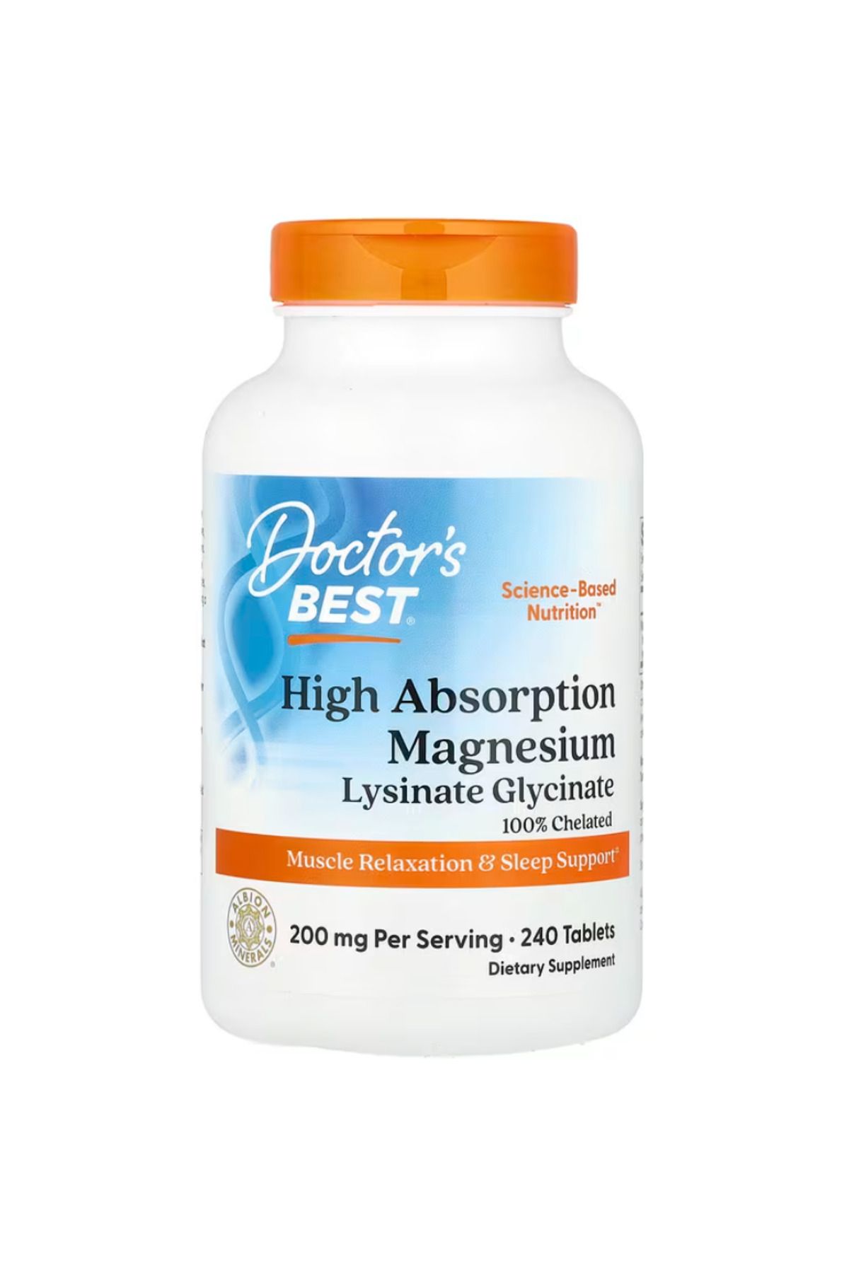 Doctor's Best , High Absorption Magnesium, 240 Tablets (100 mg Per Tablet)