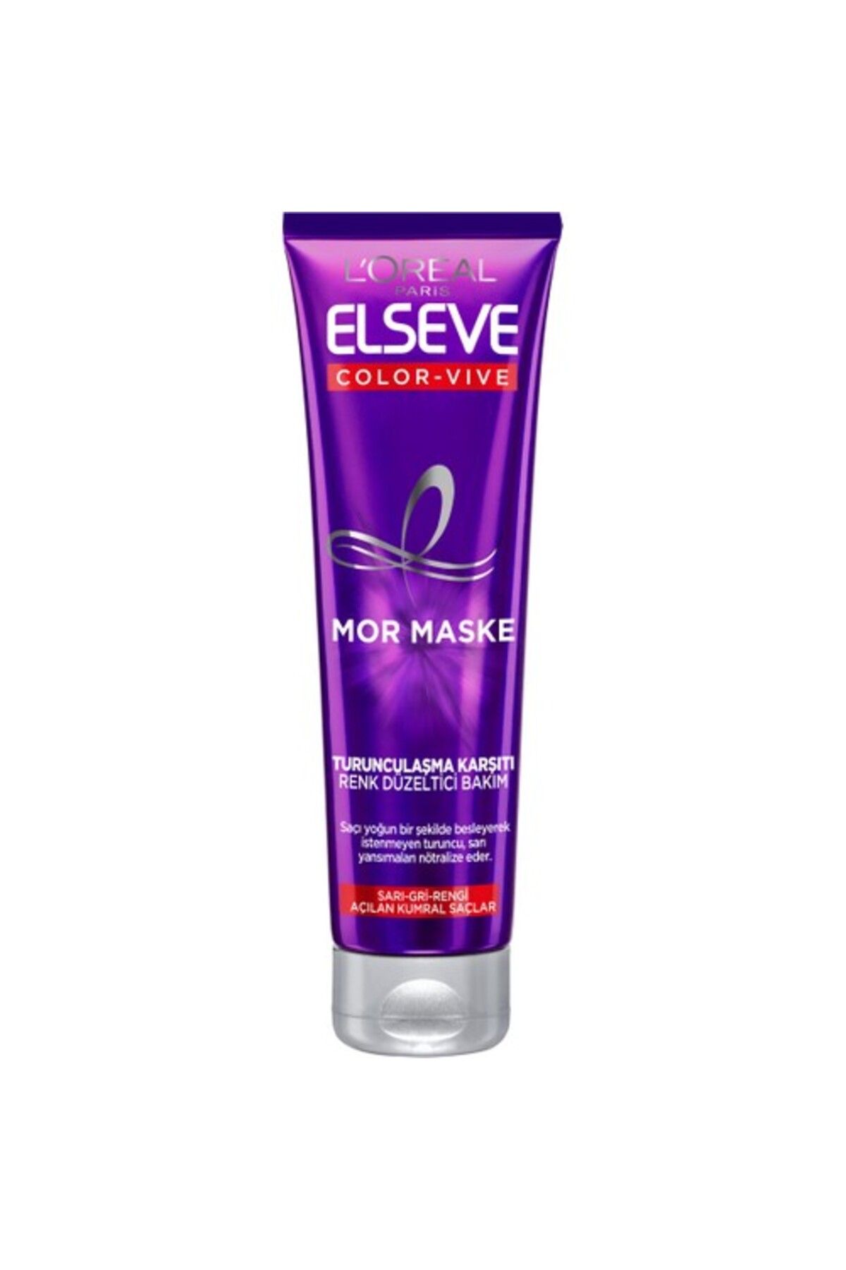ELSEVE Color Vive Mor Maske 150Ml Turunculasma Karsıtı
