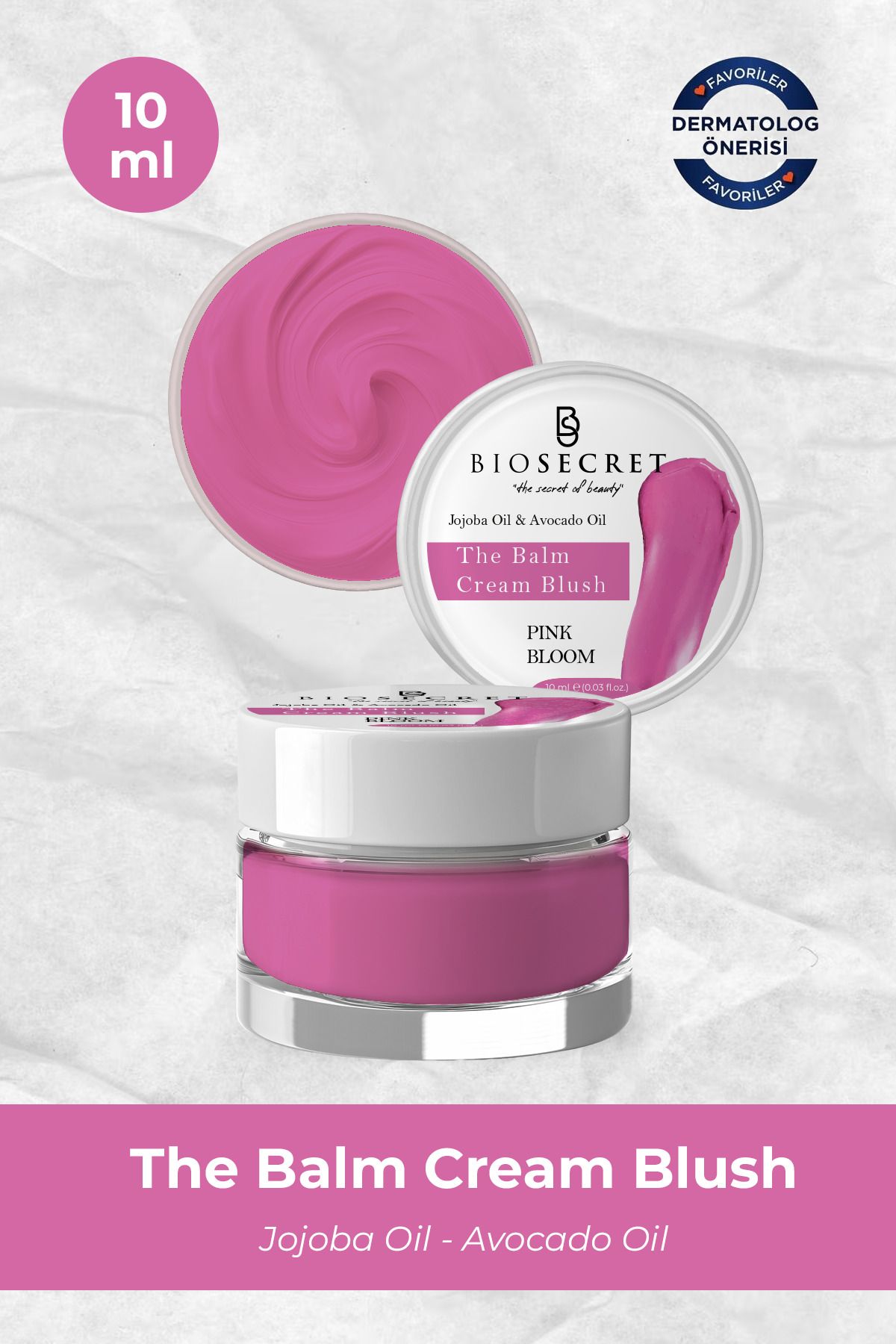 Biosecret The Balm Cream Blush - Pink Bloom 10ml Bio109