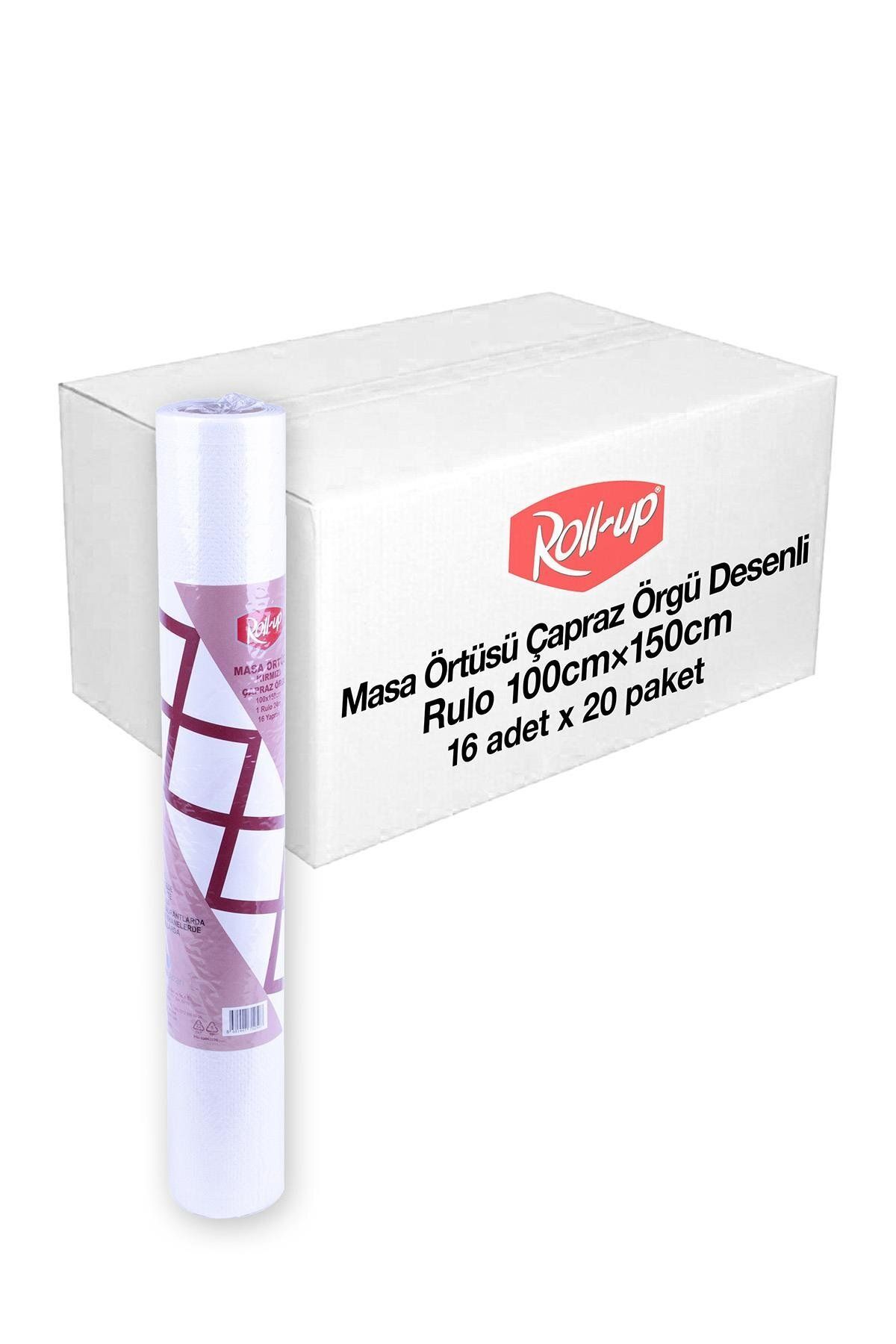 alsepeteavm Roll-up Rulo Kağıt Masa Örtüsü Kırmızı Kareli 100 X 150cm 16 Yaprak X 20 Rulo (koli)