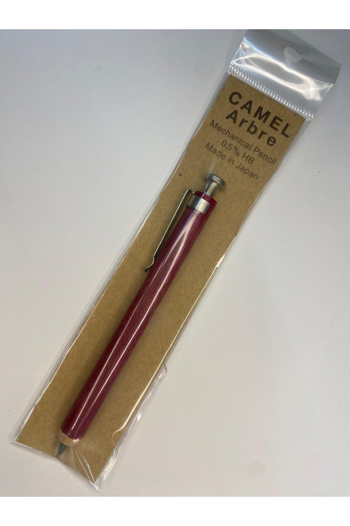 Camel Koleksiyonluk Camel Ahşap Gövde 0.5 mm Versatil Kalem - Bordo