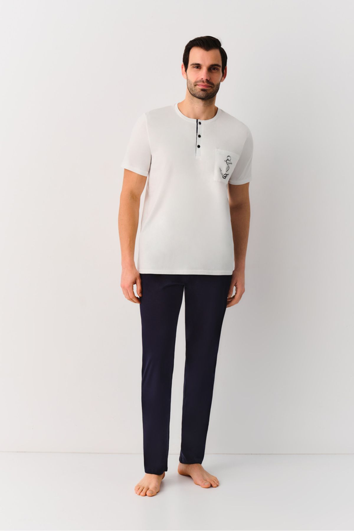 SUWEN Sailor Erkek Pijama Takımı