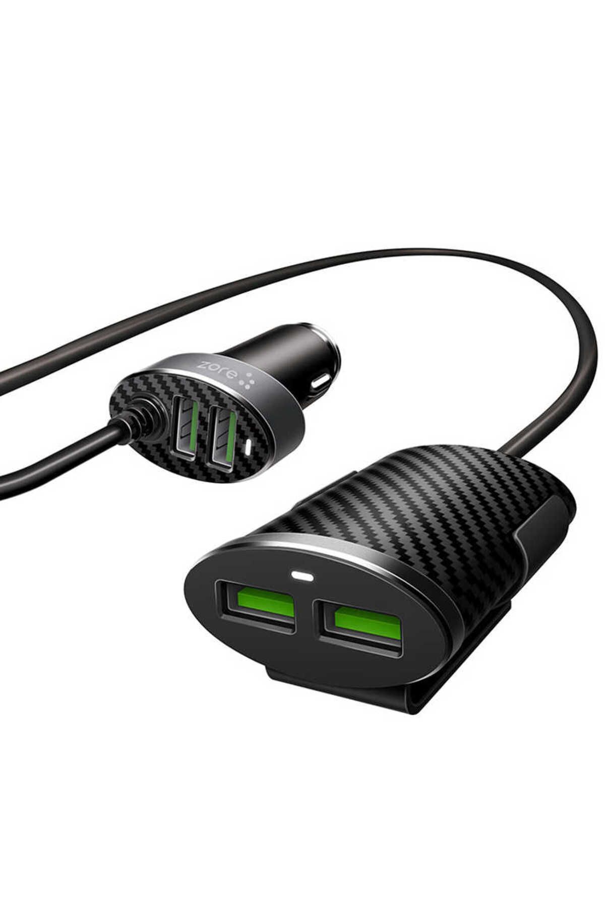 Tılsım Tekno TSTK ZR-C502 2+2 Araç Şarj Seti - Siyah