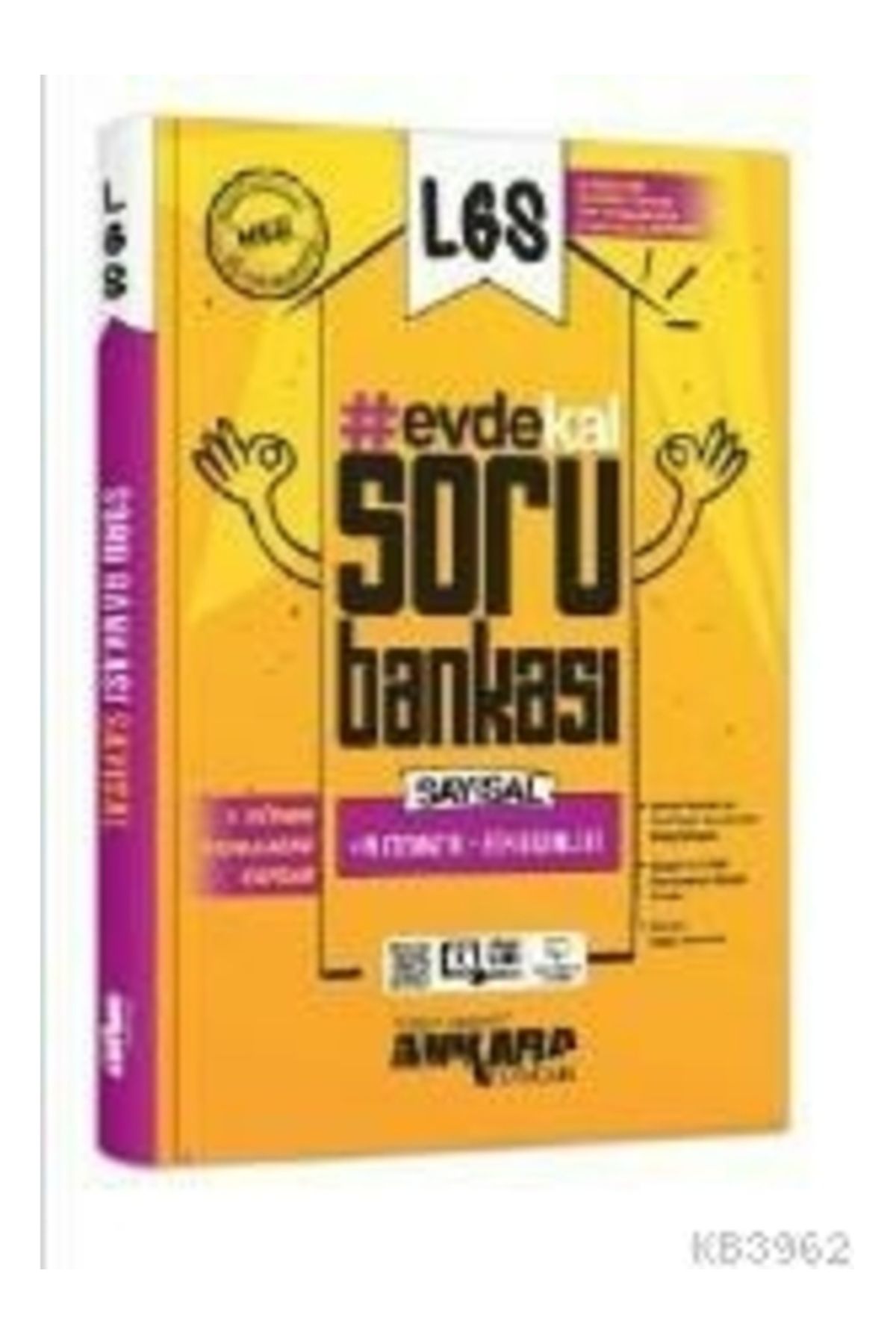 kitabın başkenti ankara yayıncılık Ankara Yayınları 8. Sınıf 1. Dönem LGS Evde Kal Sayısal Soru Bankası Ankara