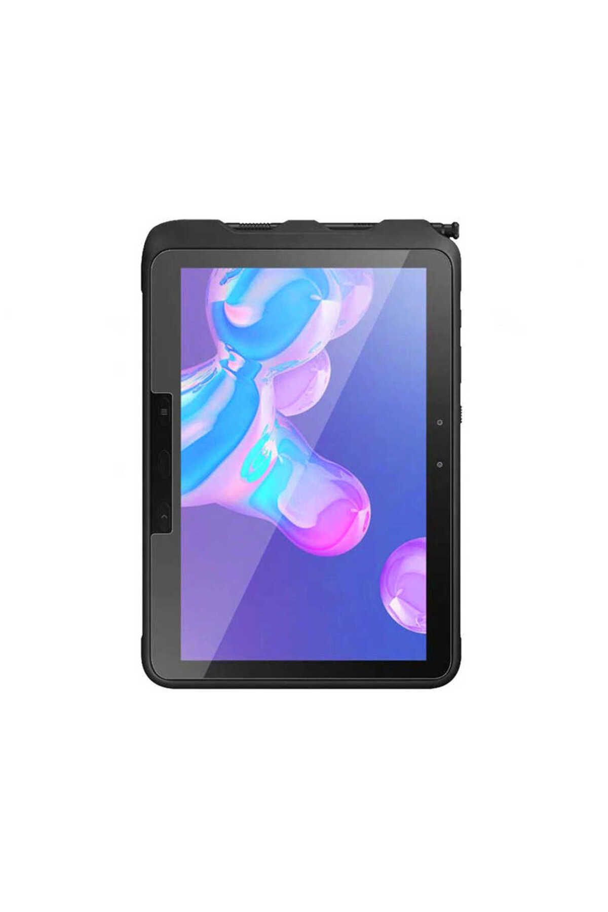 Tılsım Tekno Galaxy Tab Active Pro T547 Uyumlu TSTK Tablet Temperli Cam Ekran Koruyucu-Renksiz