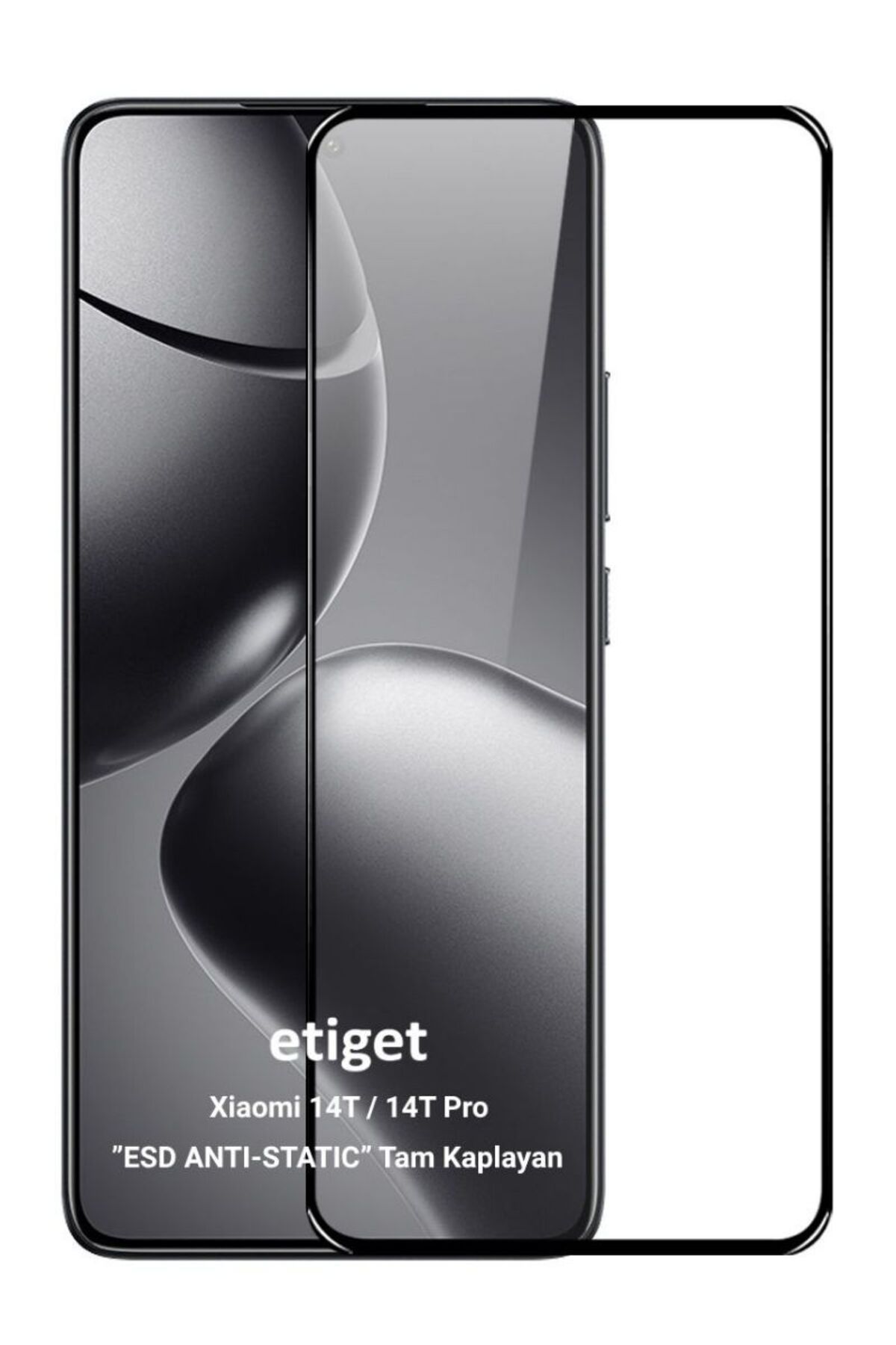 Etiget Xiaomi 14T / 14T Pro ”ESD ANTI-STATIC” Cam Ekran Koruyucu 6D GLASS