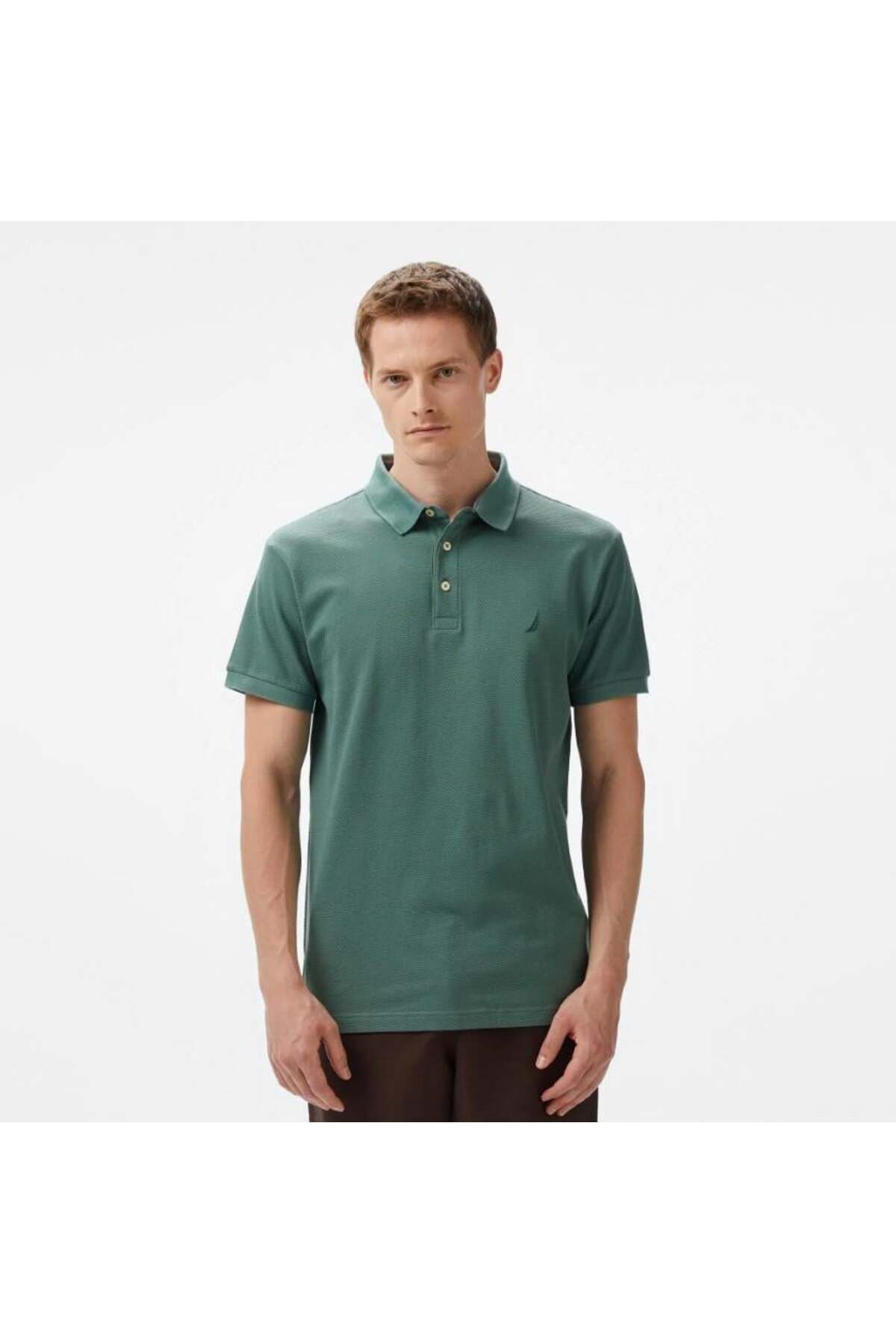 Nautica Erkek Yeşil Classic Fit Polo
