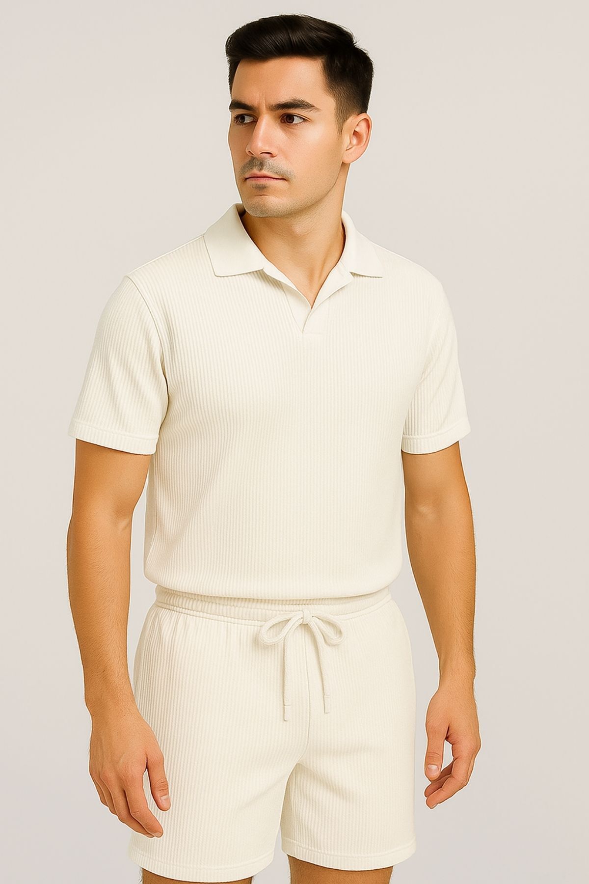 armicem “Cool & Clean: Erkek Polo Yaka + Şort Takımı”