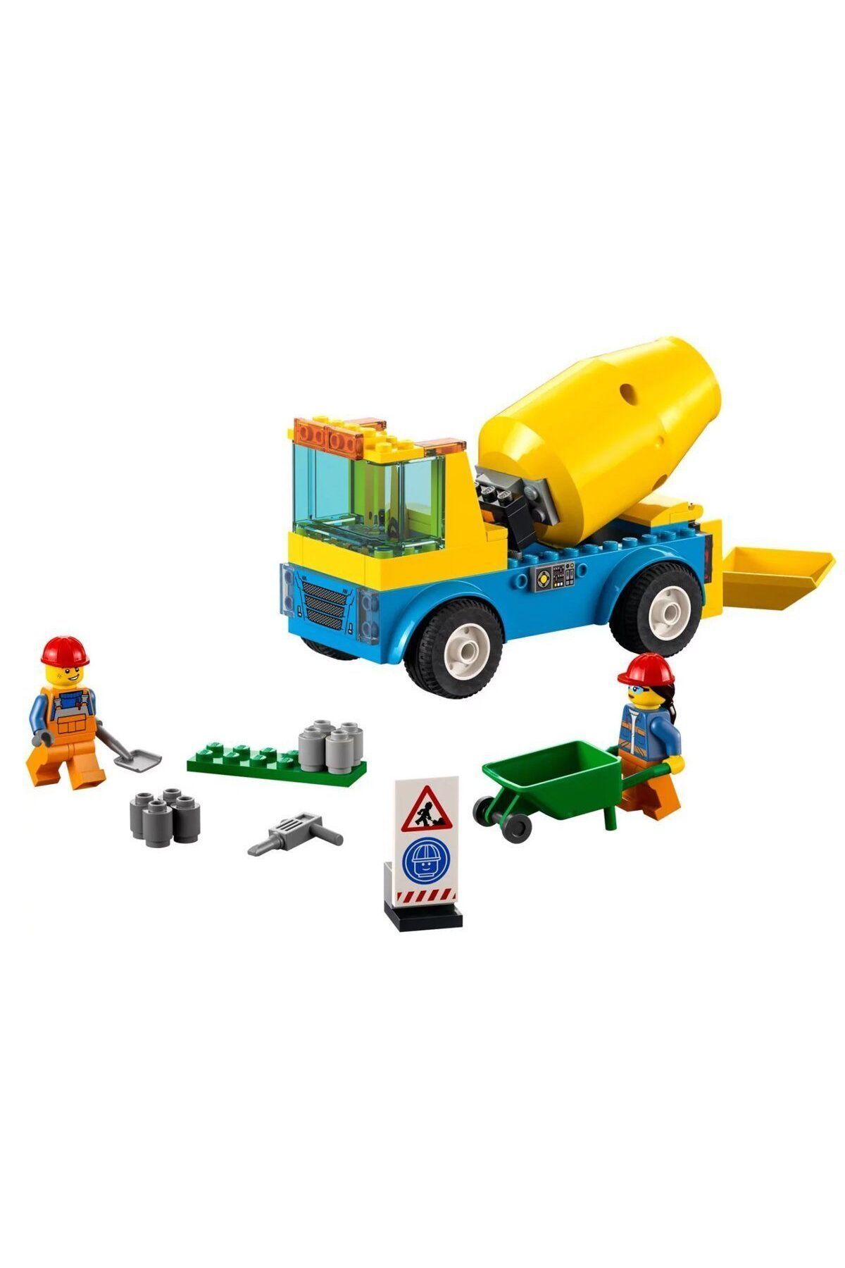 Aymir Ticaret 60325 Lego City - Beton Mikseri 85 parça +4 yaş