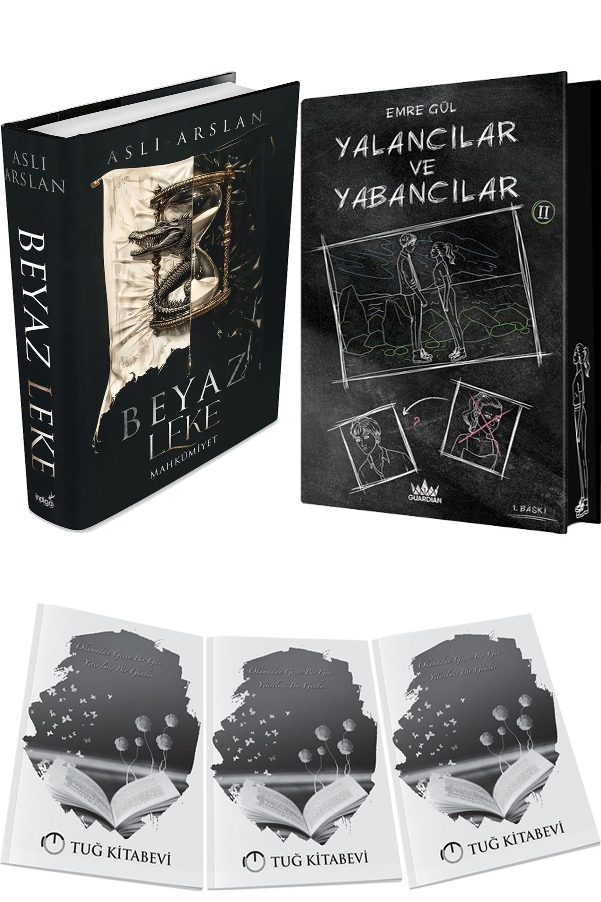 İndigo Kitap Beyaz Leke Mahkumiyet Ciltli ve Yalancılar ve Yabancılar 2 Ciltli Özel Baskı + Hediyeli