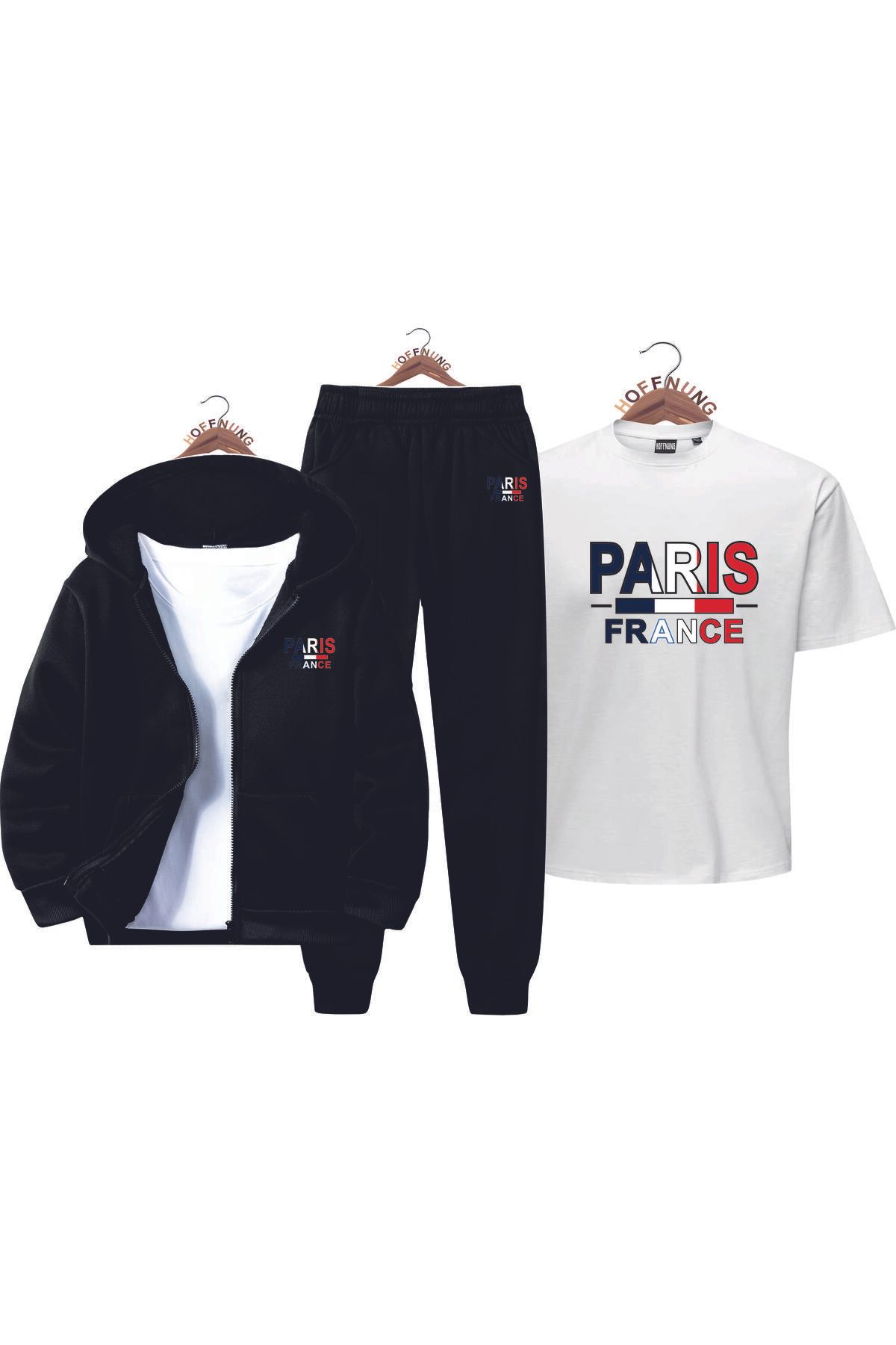 HOFFNUNG 3 pieces summer season FULL ZIP PARIS FRANCE SUMMER MODE