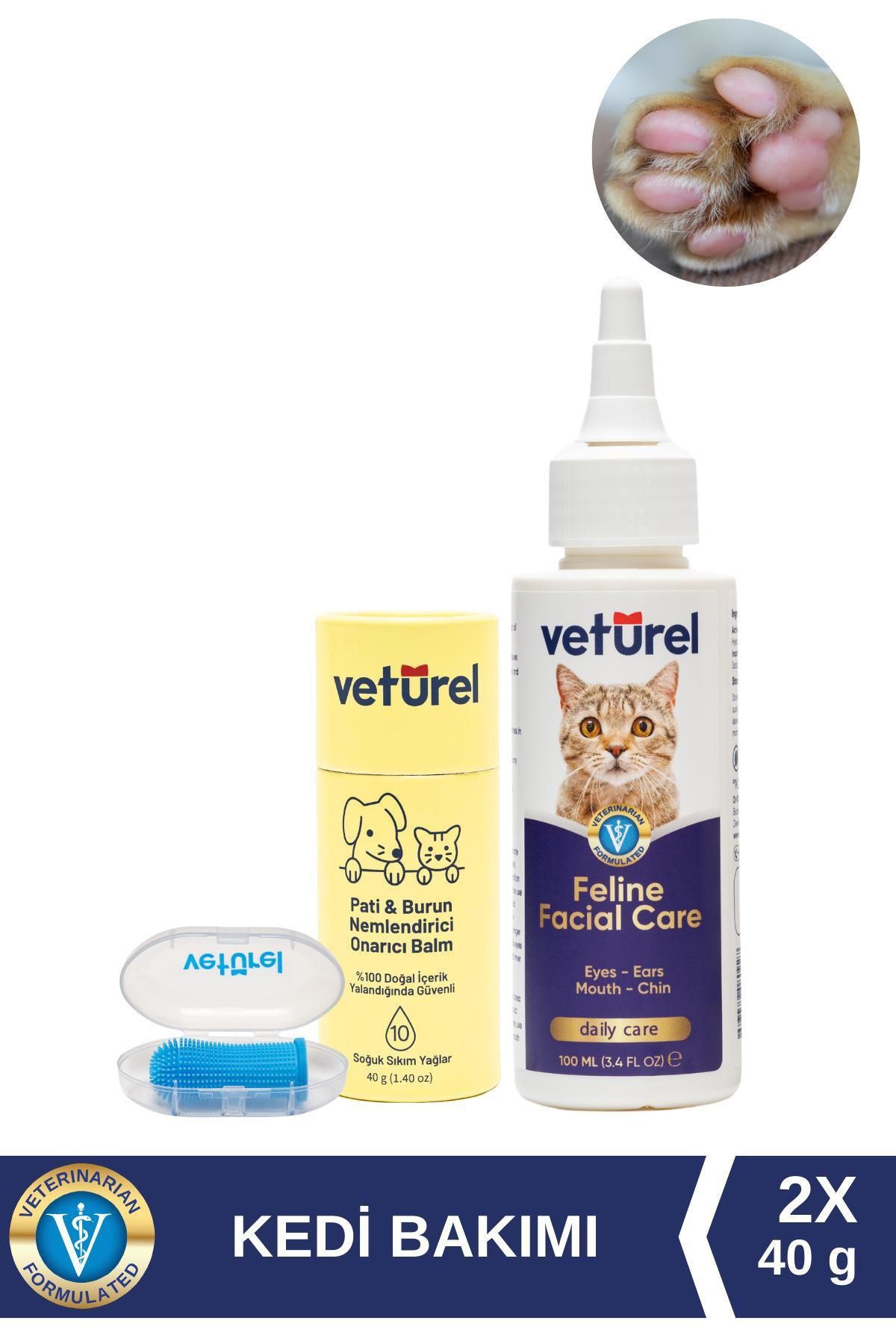 Veturel Kedi Köpek Yüz Pati Diş Bakımı %100 Doğal Balm Stick Akne Gözyaşı Burun ve Ağız Kokusu Temizliği