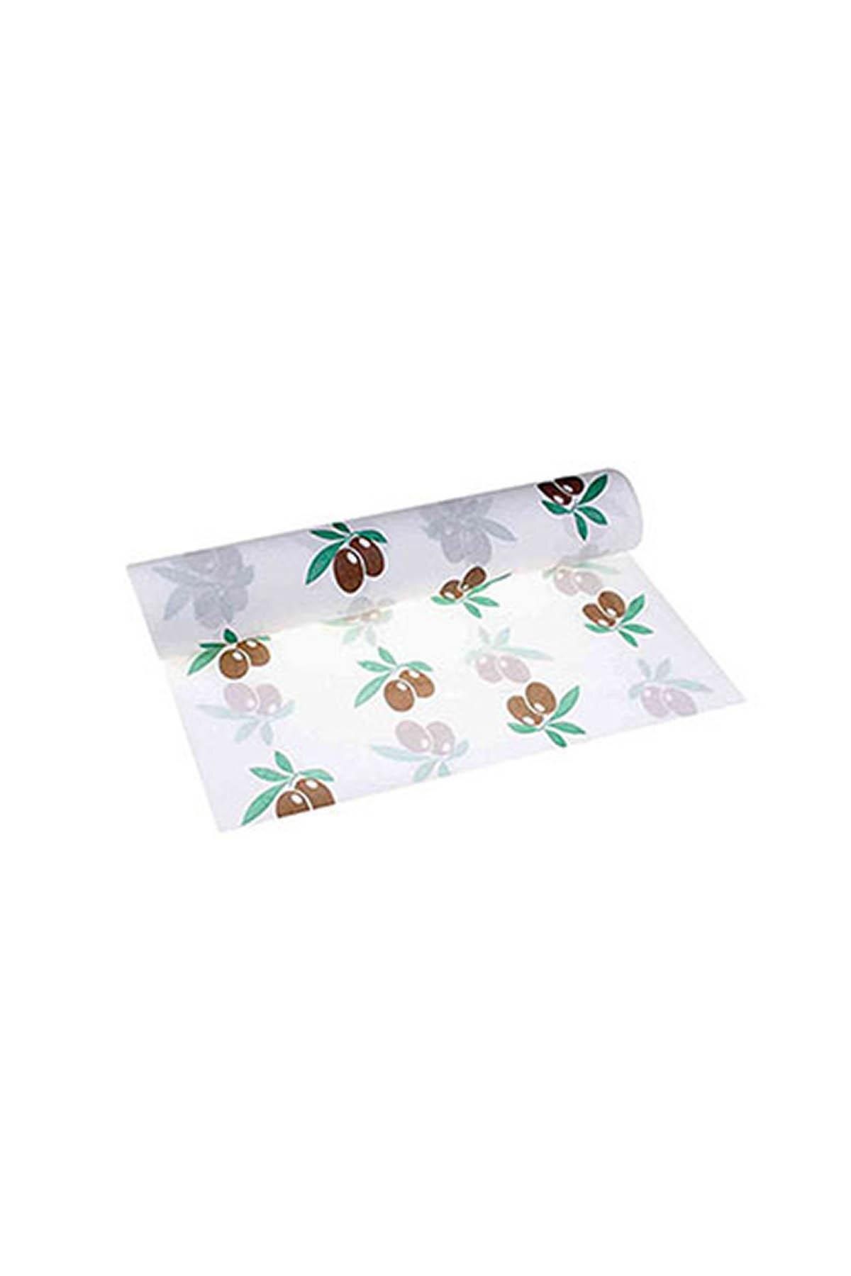 alsepeteavm Roll-up Rulo Kağıt Masa Örtüsü Zeytin Desenli 100 X 150cm 16 Yaprak