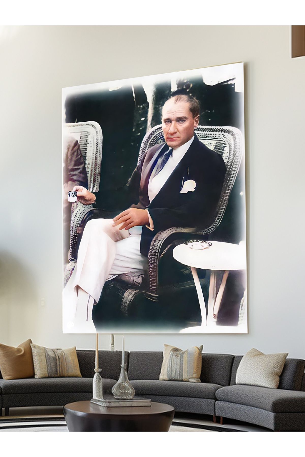 ESLEM RENKLİ ATATÜRK TABLO