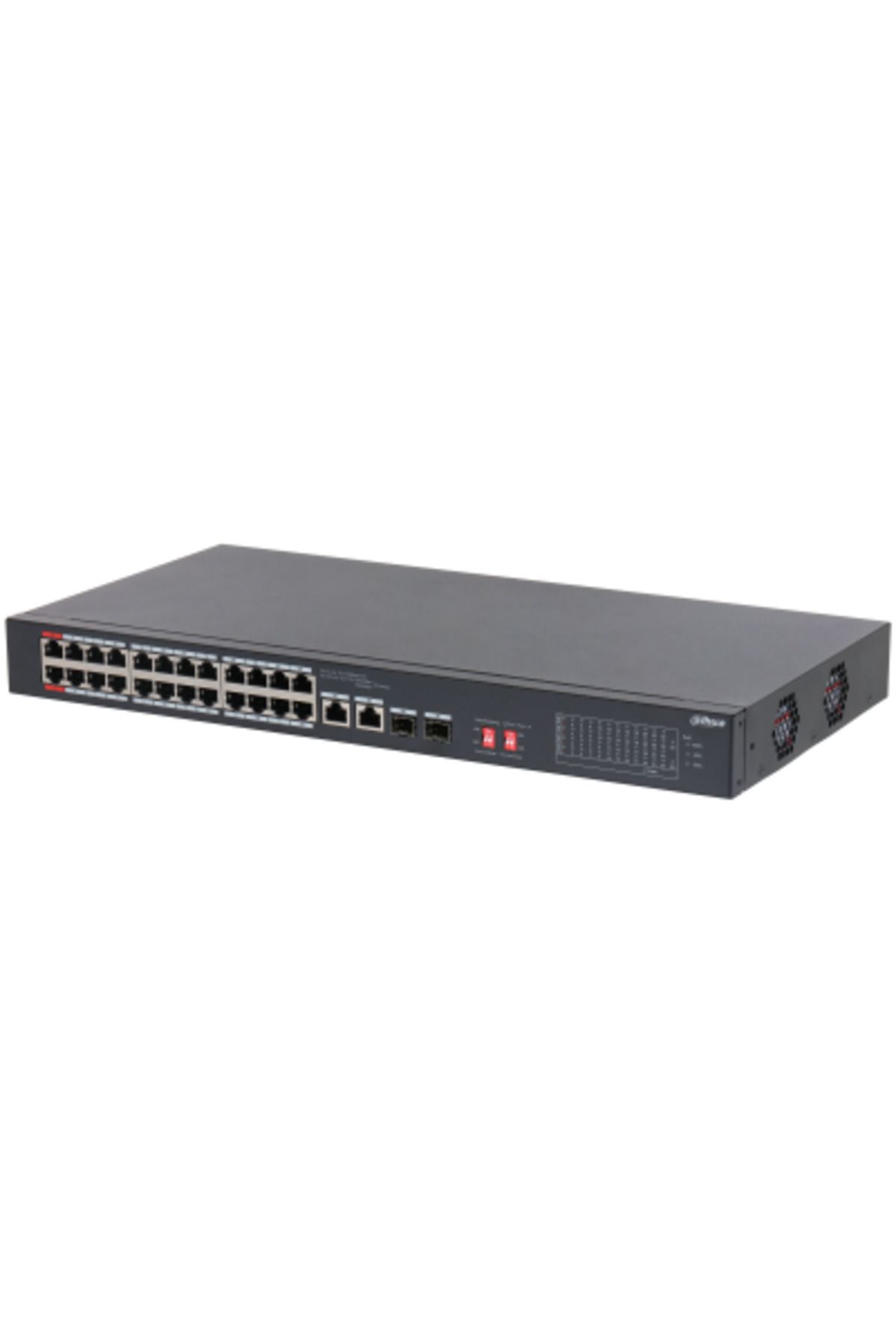 DAHUA S3226-24ET-240 24 PORT 24XFE-2XGE-2X1GE/SFP 240W POE SWİTCH