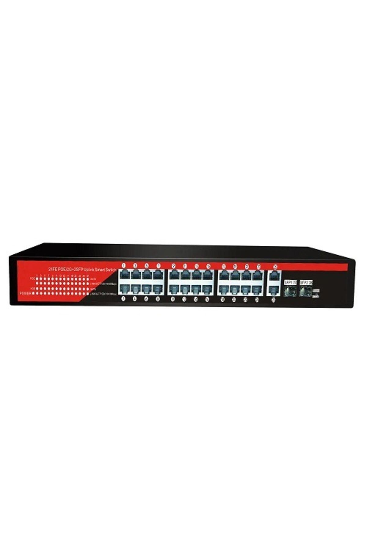 EZCOOL EZ-24PSF-SFP 24PORT 24FE+2GE+2SFP GİGABİT POE SWİTCH 320W