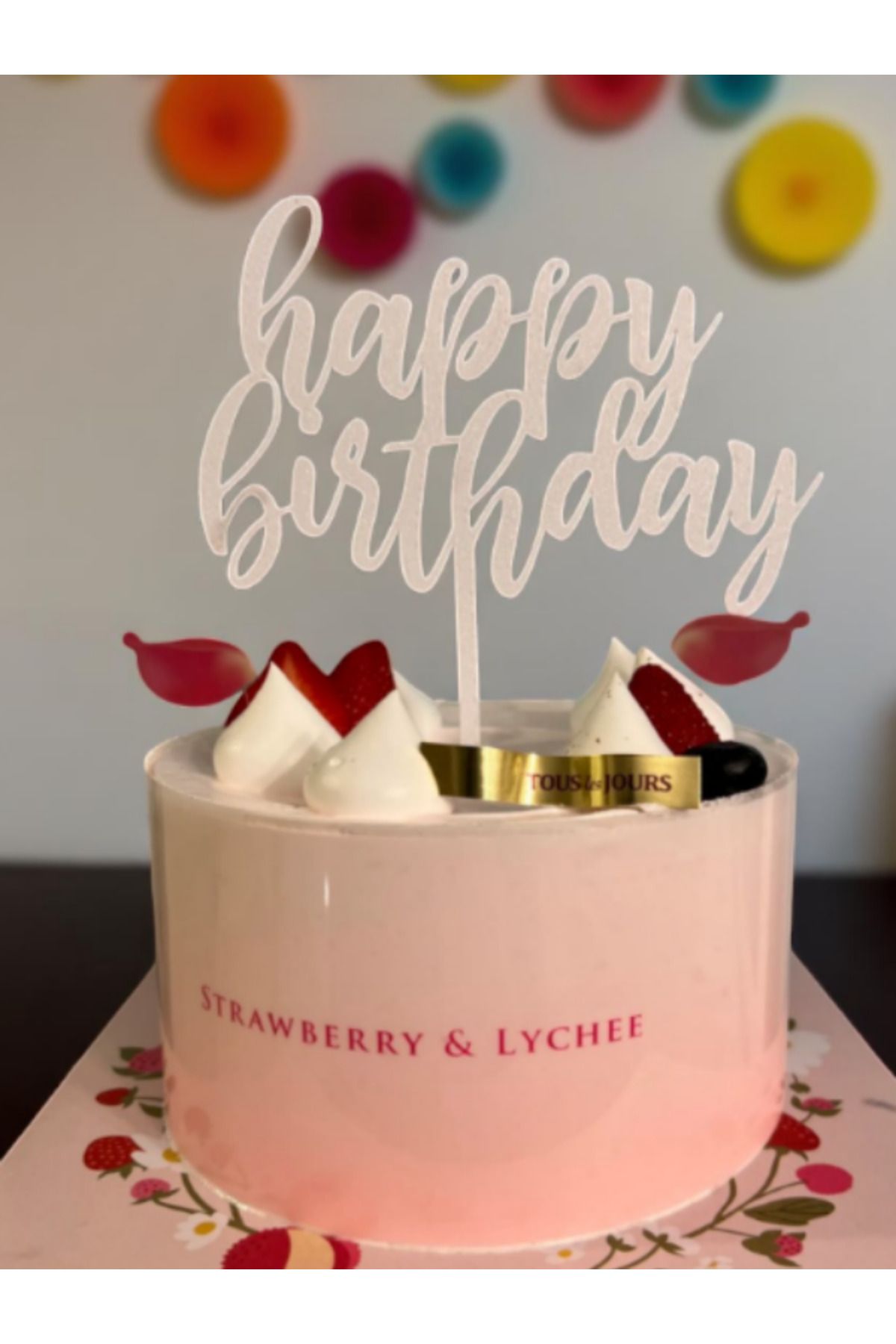 Melodyone Happy Birthday Pasta Süsü | Şık ve Dekoratif Doğum Günü Pastası Süsleme Aksesuarı