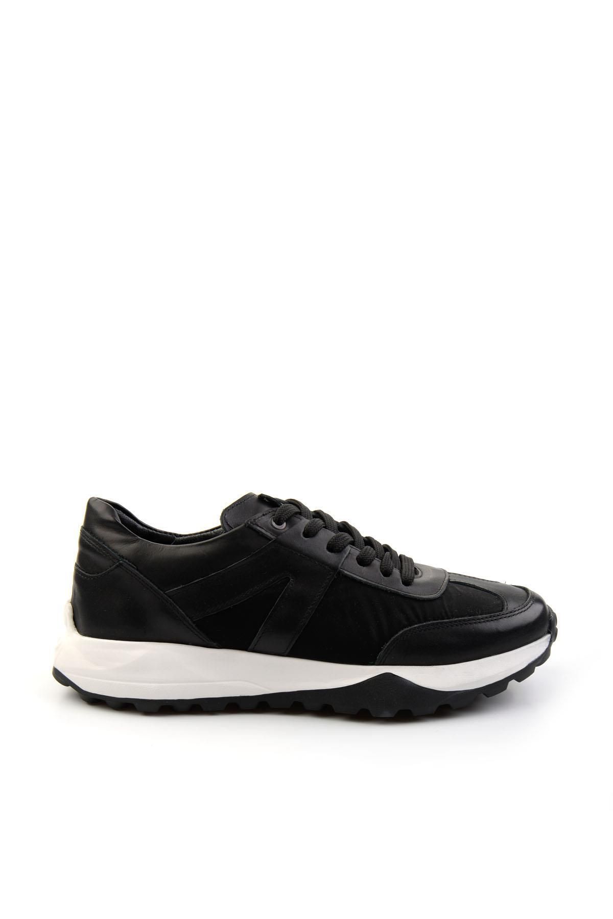 Bambi Siyah Leather Erkek Sneaker E01401082867