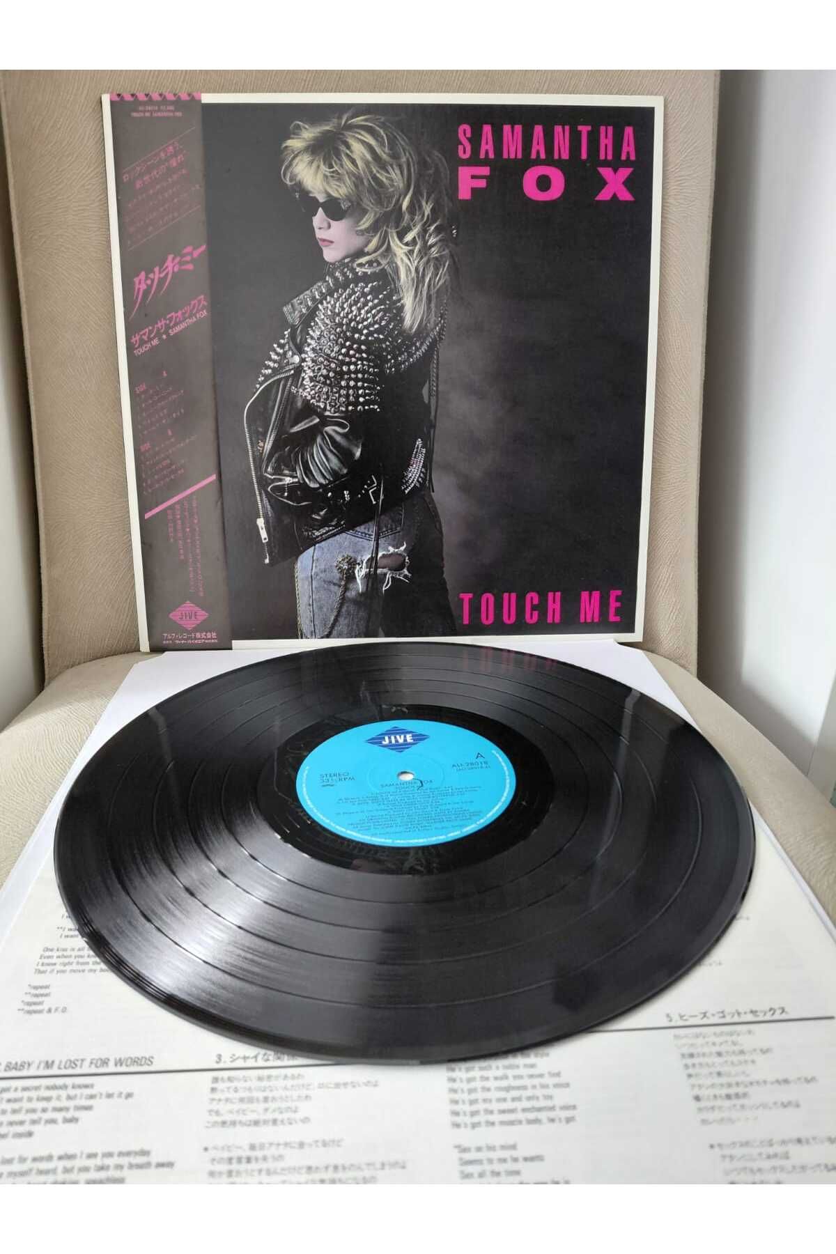 Plakperest Samantha Fox – Touch Me - 1986 Japonya Basım LP Plak - Obi’li-2.el