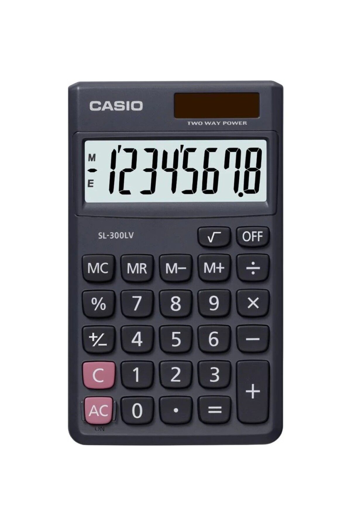 Casio Sl-300Lv-W-Dp 8 Hane Cep Tipi Hesap Makinesi