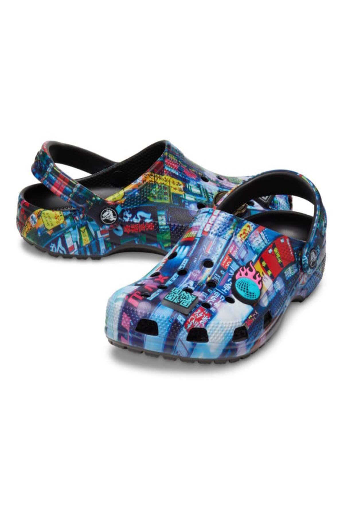 Crocs-Clogs Crocs Classic Cyber Nights Clog 38-39 EU - M6/W8 US Multicolor - Multi 4