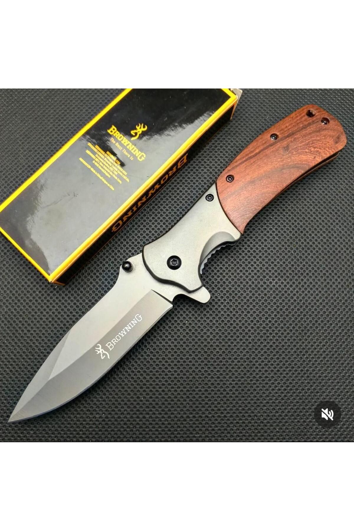 playzone Browning A342 Ahşap Kabze Kamp Çakısı