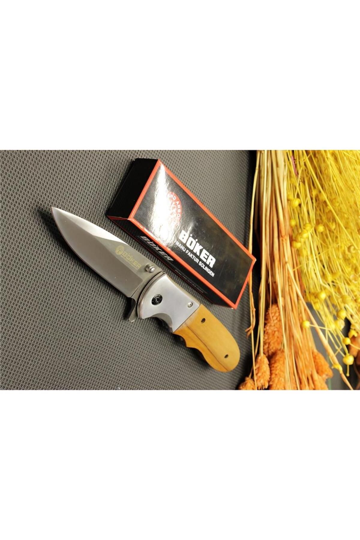 supertrend Süpertrend 21 cm Böker Ahşap Saplı Çakı