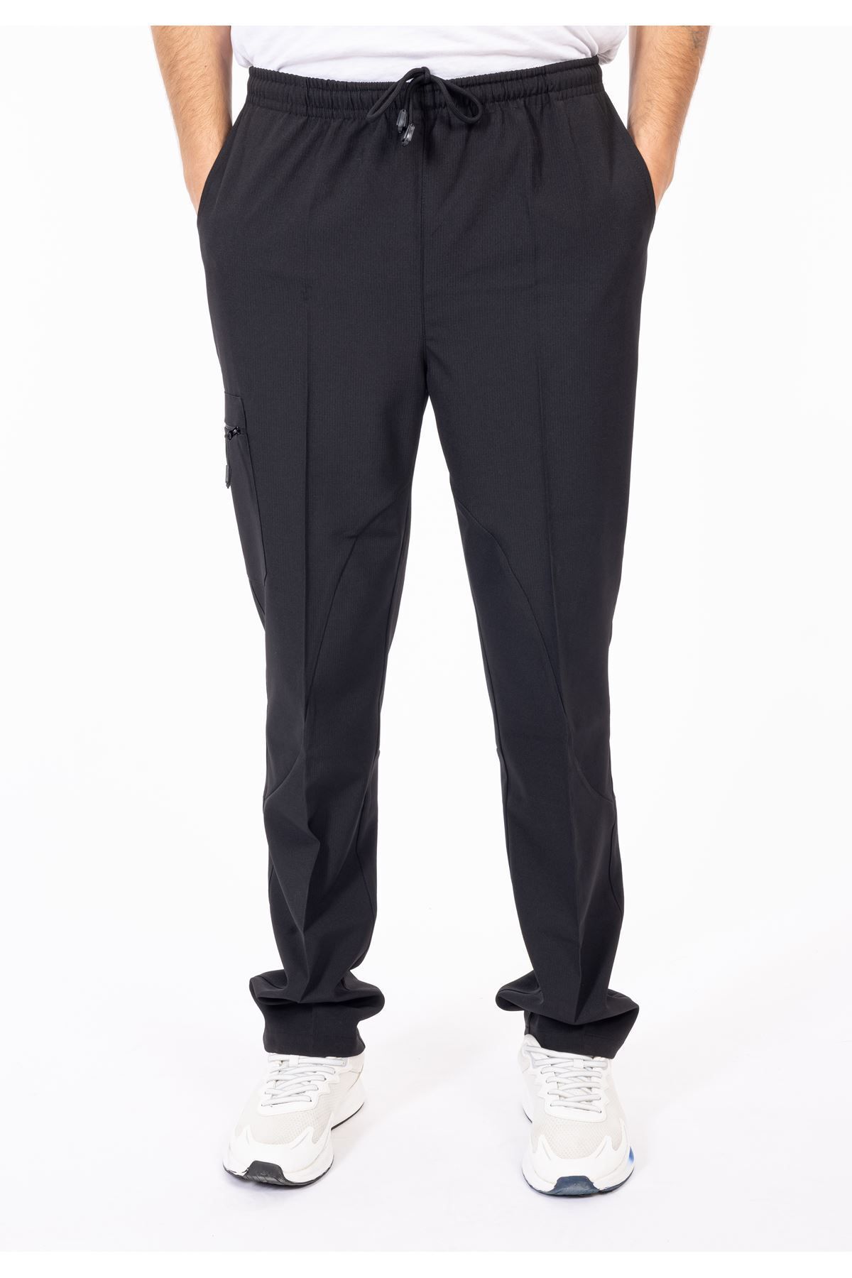 Onur Forma Scrubs Hood Comfort Erkek Takım - Siyah