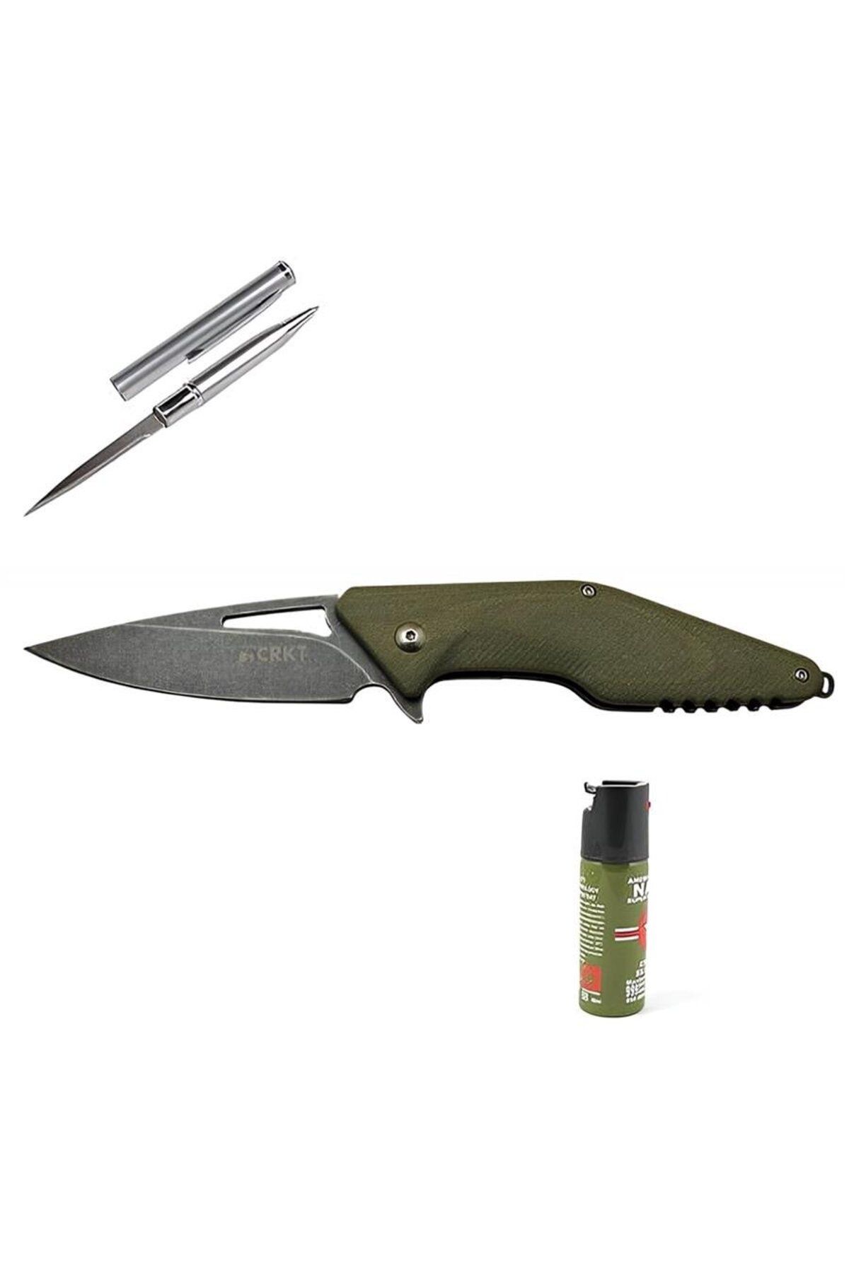 alsepeteavm Kişiye Özel Crkt Dıvısıon Çakı 4415 GRN 21 CM