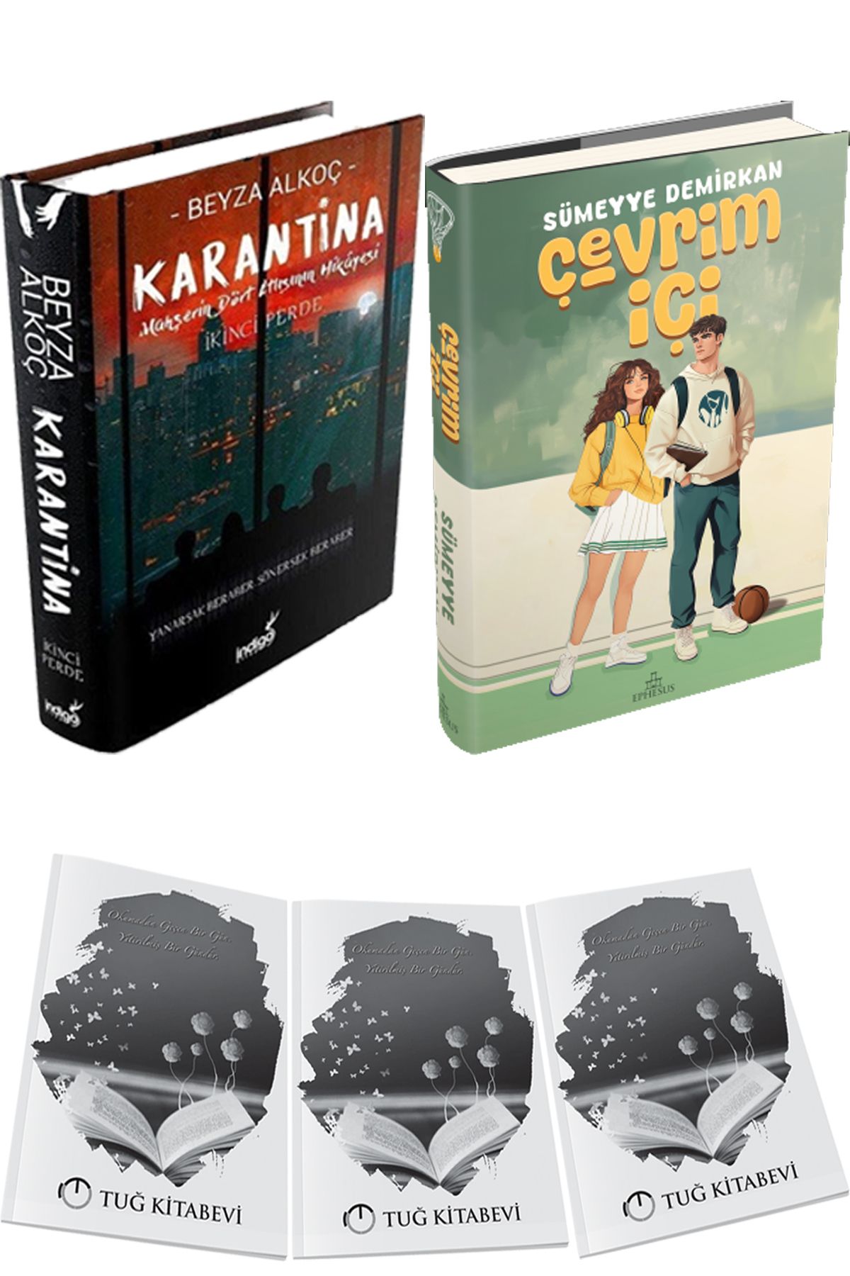 İndigo Kitap Karantina 2 Ciltli ve Çevrim İçi Ciltli + Hediyeli