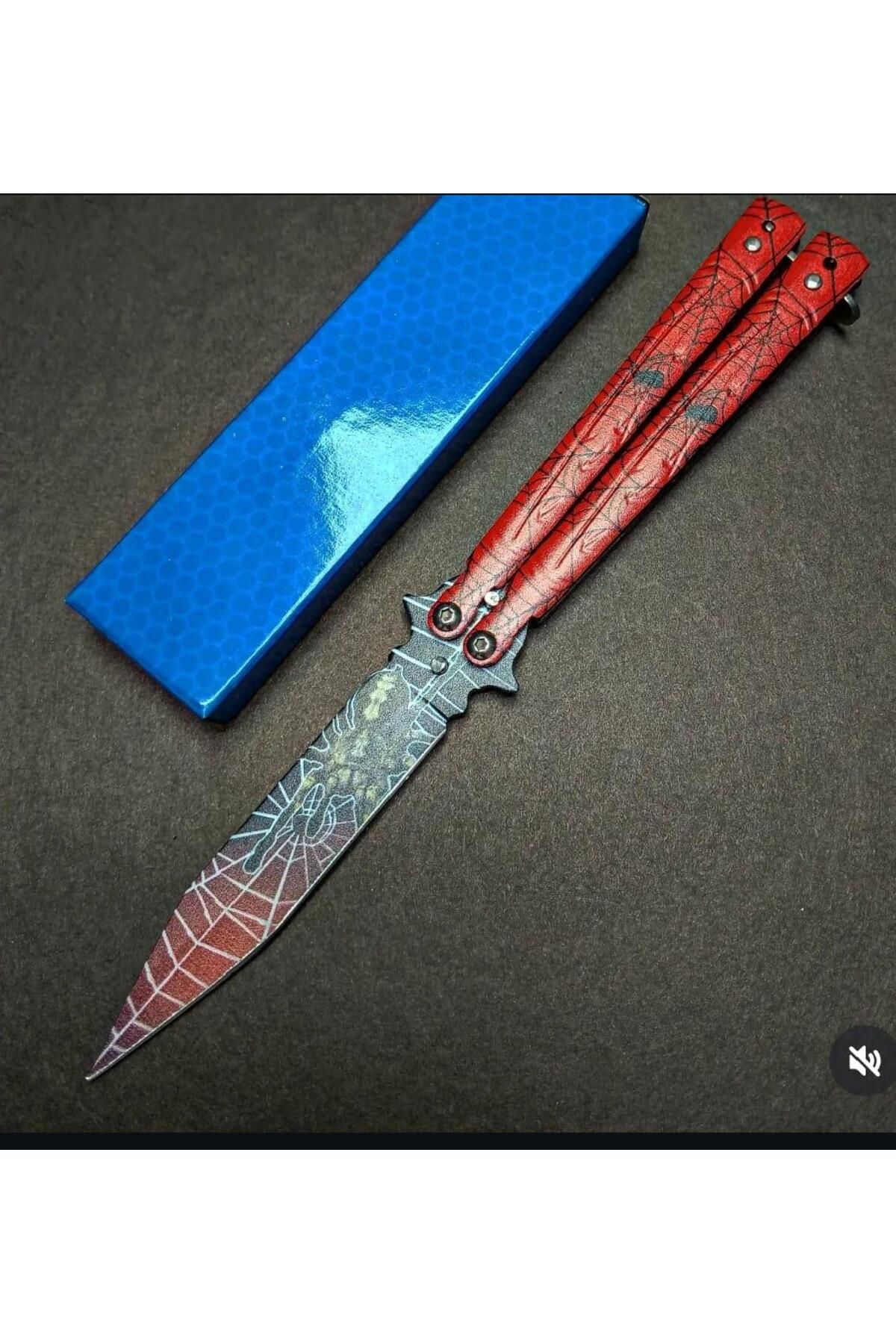 supertrend Süpertrend Benchmade Örümcek Desenli Kelebek