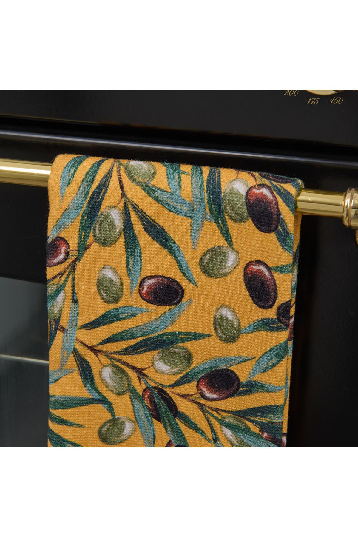 Evidea Soft Olive Mutfak Havlusu - Hardal - 40x66 cm