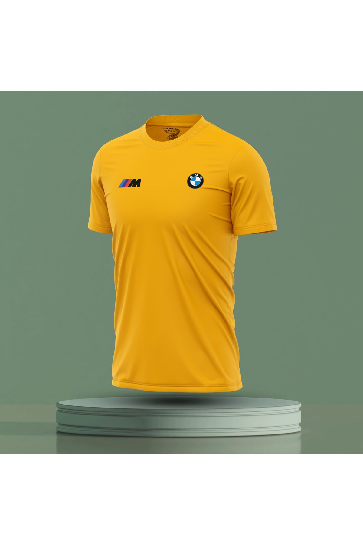 Bulvar Lee Erkek Sıfır Yaka Bmw Pamuklu T-Shirt